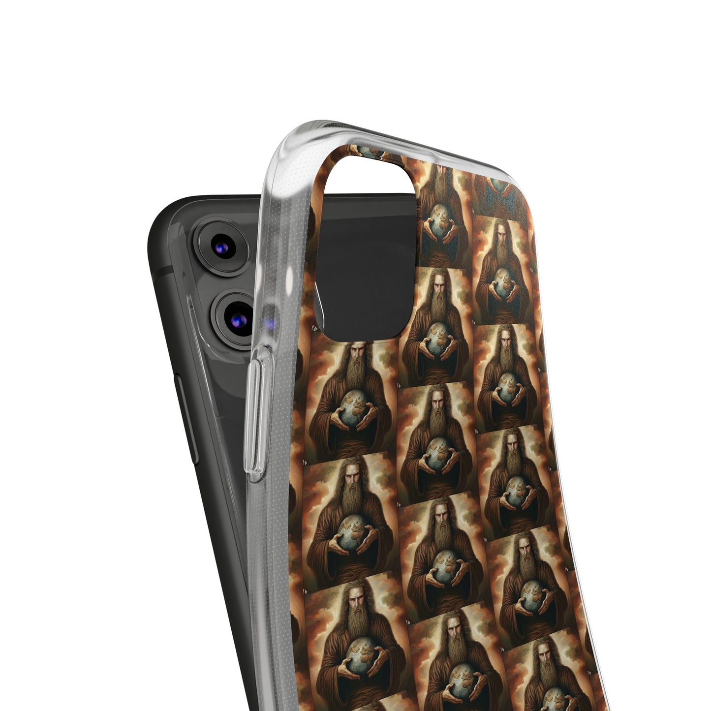 AImagination Collection Soft Phone Cases - "Yahweh's World" - The God Ball Originals by Chris Rabalais (2024)