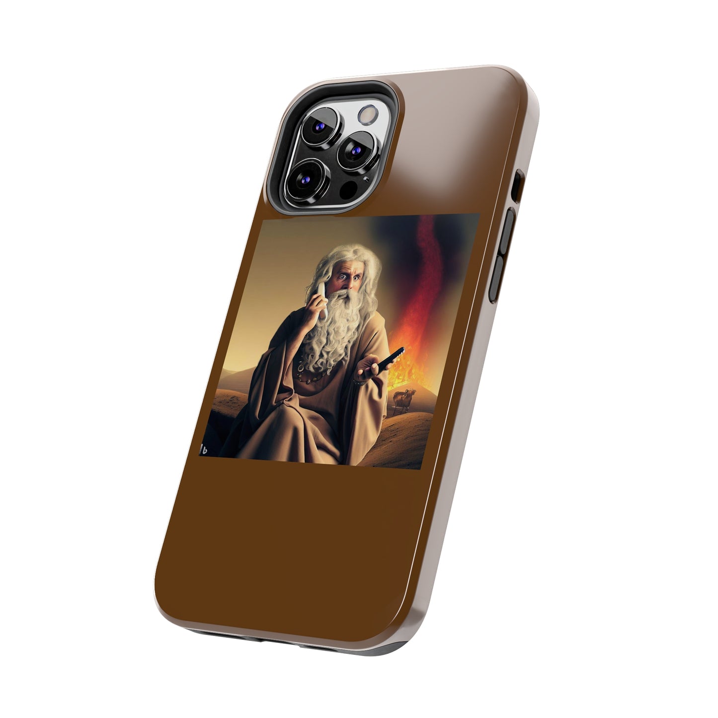 AImagination Collection iPhone Tough Case - "Warning Ignored" - The God Ball Originals by Chris Rabalais (2024)
