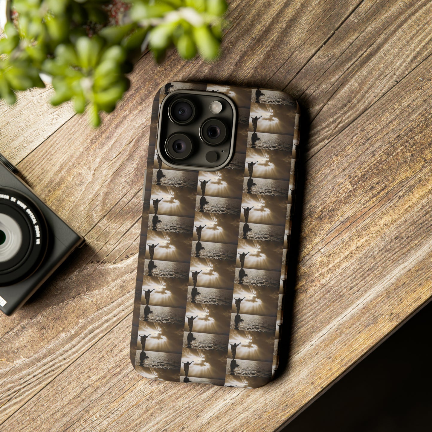 AImagination Collection iPhone Tough Case - "Here I Am" - The God Ball Originals by Chris Rabalais (2024)
