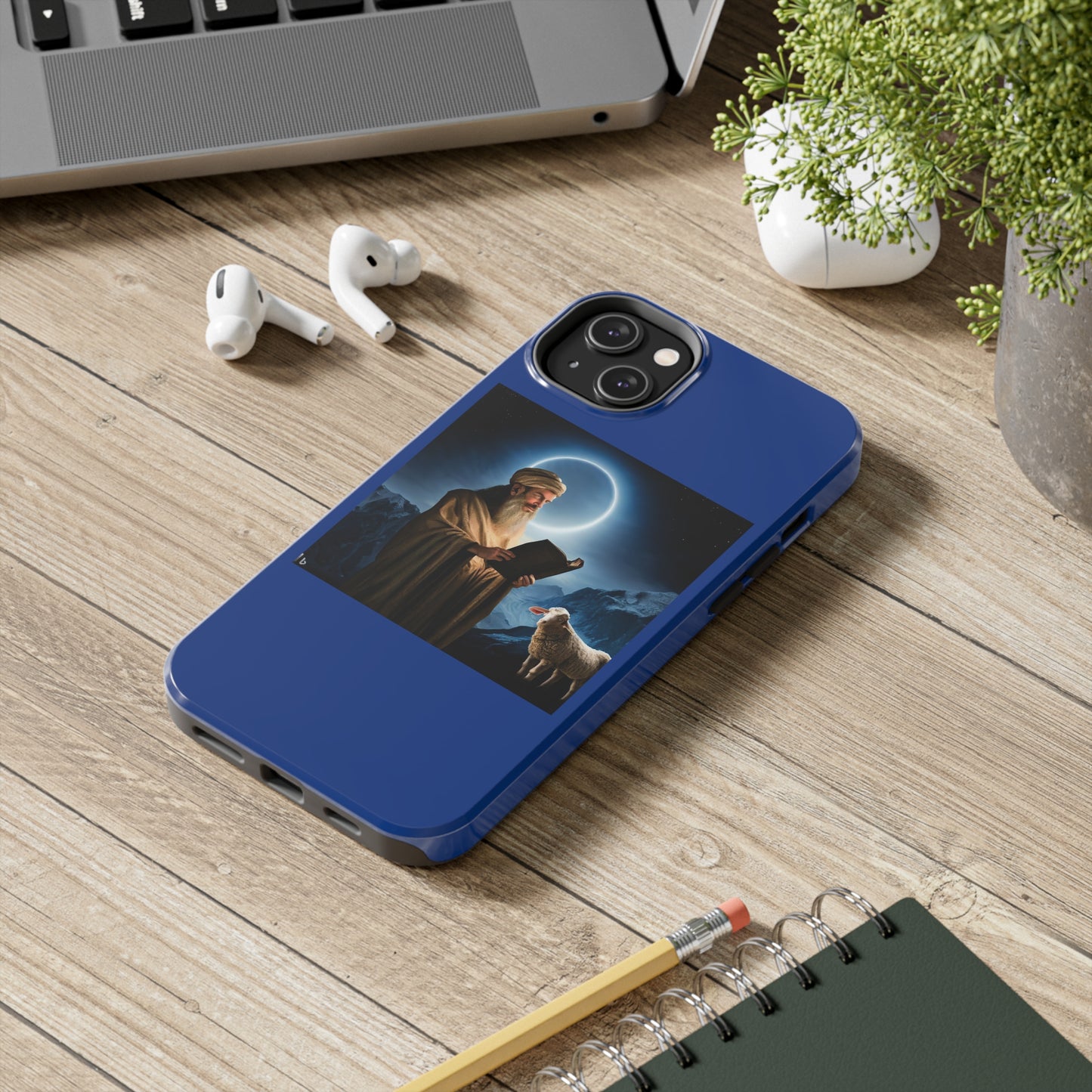 AImagination Collection iPhone Tough Case - "Feed My Sheep" - The God Ball Originals by Chris Rabalais (2024)
