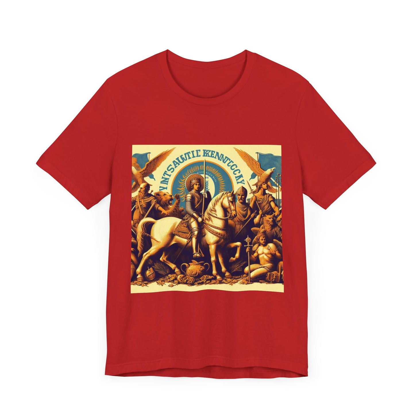 Kentucky Vintage Christian Crusader - Unisex Jersey Tee - USA - 100% Charity Benefit - The God Vote Collection by Chris Rabalais