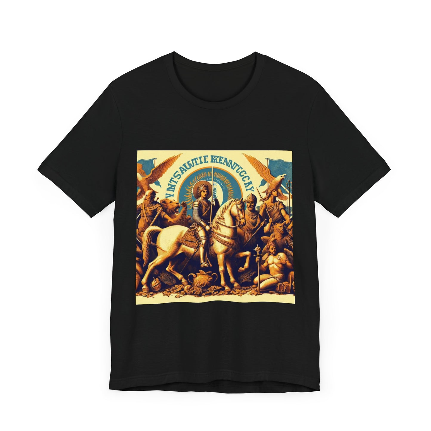 Kentucky Vintage Christian Crusader - Unisex Jersey Tee - USA - 100% Charity Benefit - The God Vote Collection by Chris Rabalais