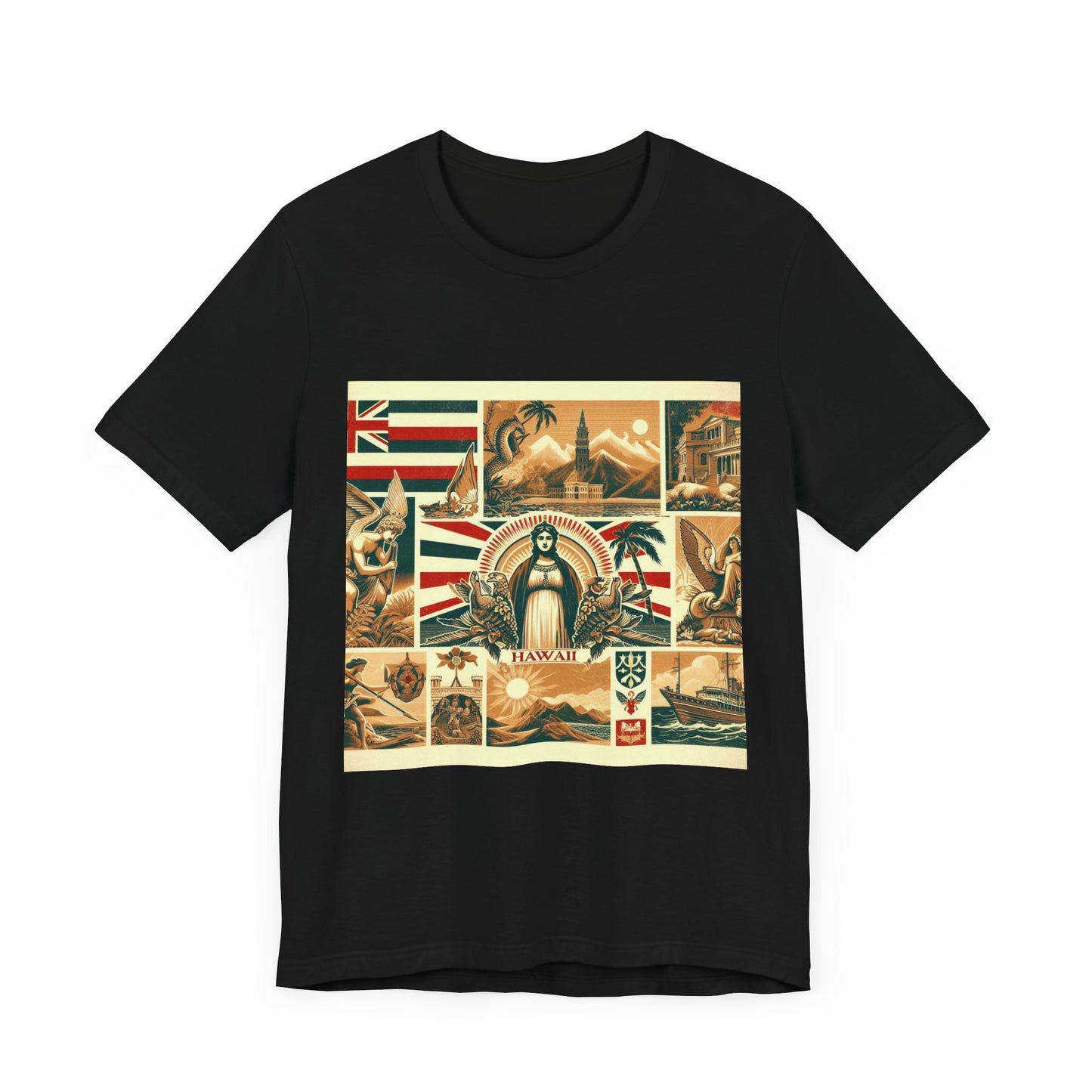 Hawaii Vintage Christian Crusader - Unisex Jersey Tee - USA - 100% Charity Benefit - The God Vote Collection by Chris Rabalais