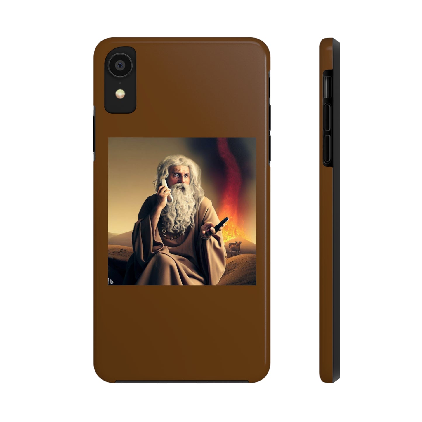 AImagination Collection iPhone Tough Case - "Warning Ignored" - The God Ball Originals by Chris Rabalais (2024)