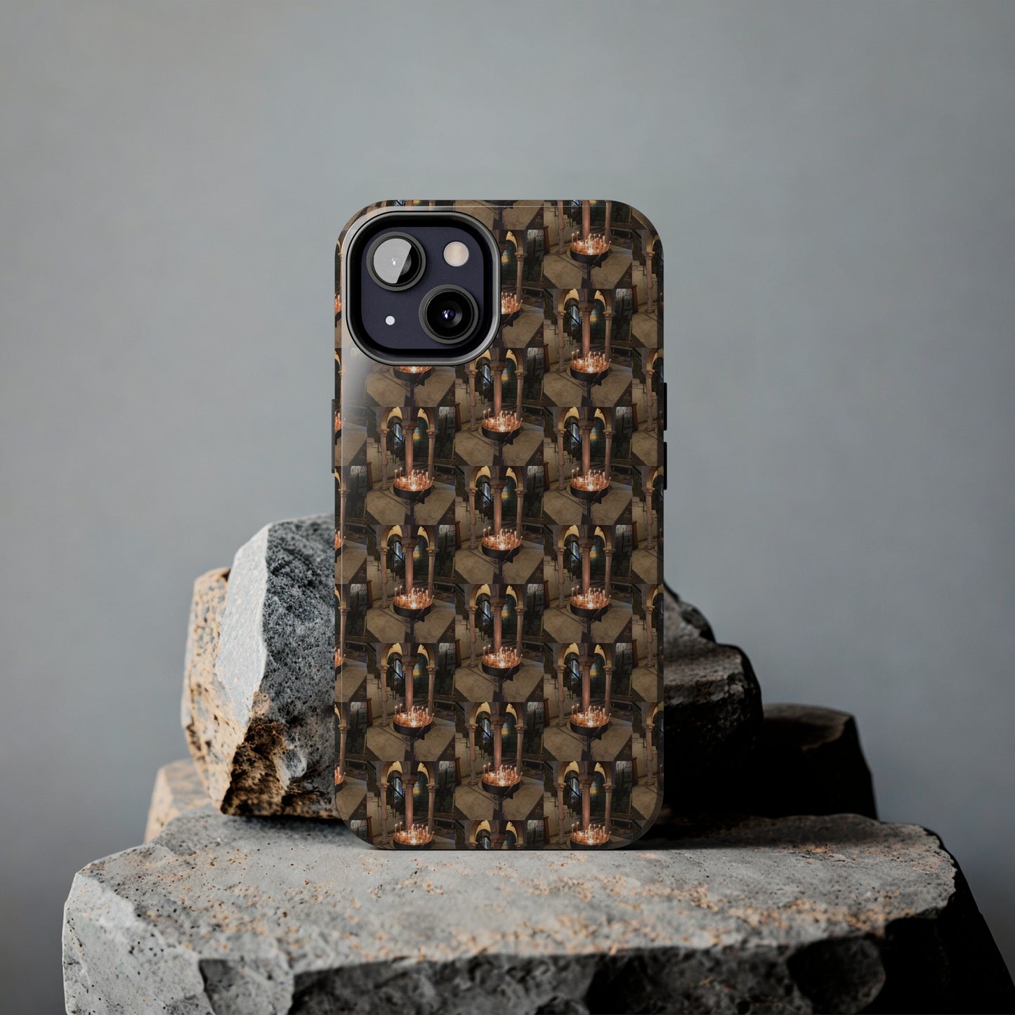 Holy Land Origins Apple iPhone Tough Case - Church of the Holy Sepulchre at Jerusalem - The God Ball Originals by Chris Rabalais (2024)