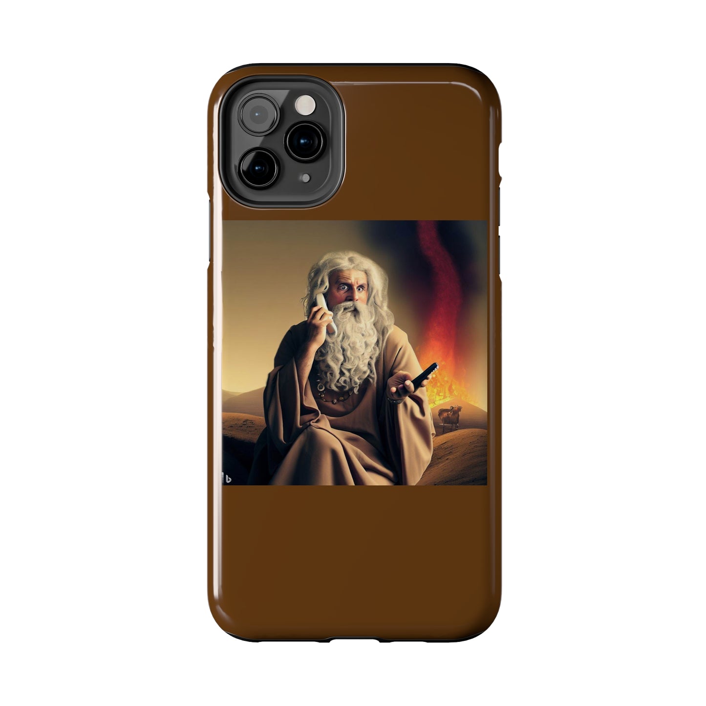 AImagination Collection iPhone Tough Case - "Warning Ignored" - The God Ball Originals by Chris Rabalais (2024)