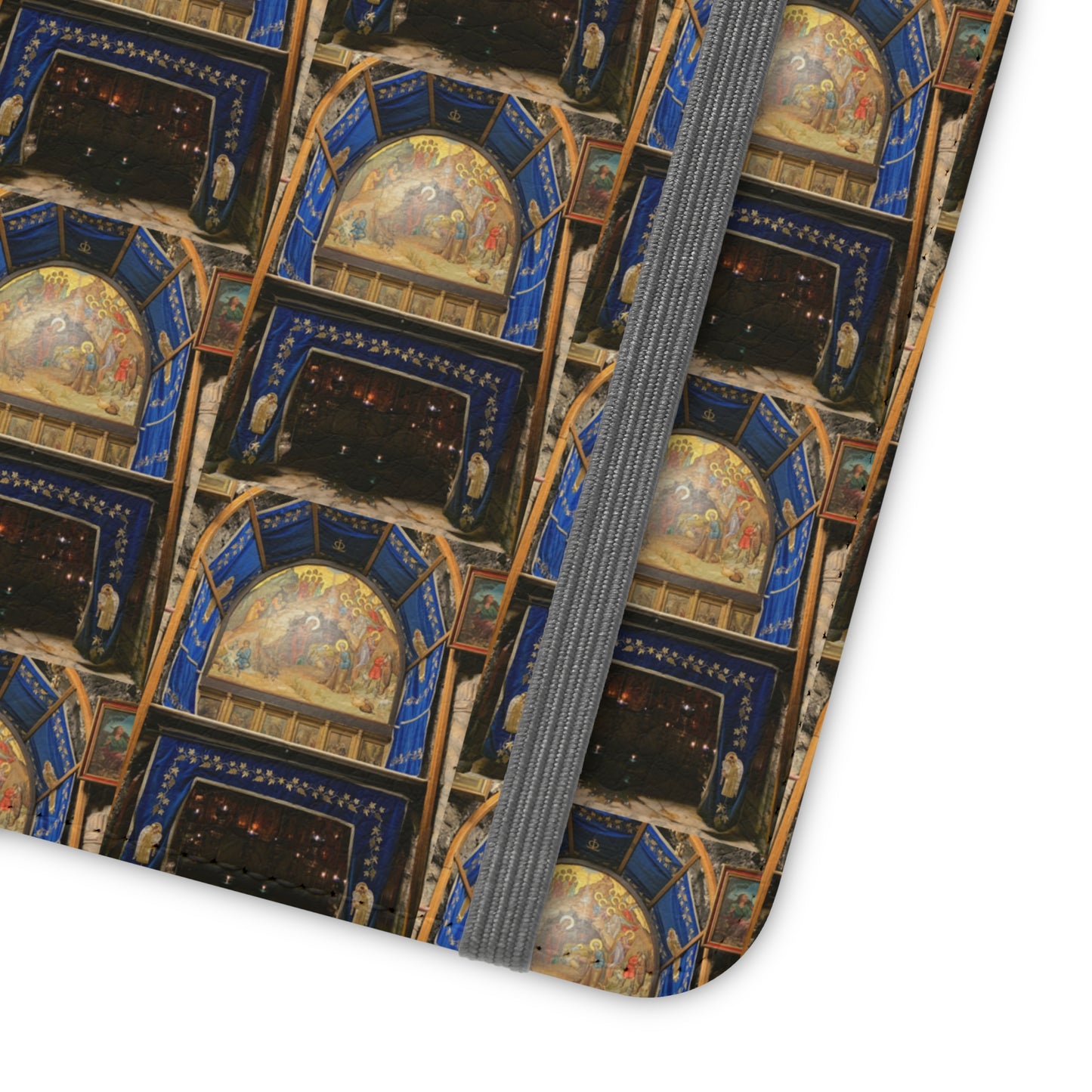 Holy Land Origins Apple iPhone Flip Cases - Church of the Nativity at Bethlehem - The God Ball Originals by Chris Rabalais (2024)