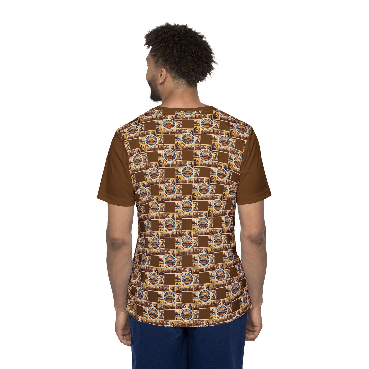 Kansas Vintage Christian Crusader - Premium Sports Jersey - USA - 100% Charity Benefit - The God Vote Collection by Chris Rabalais