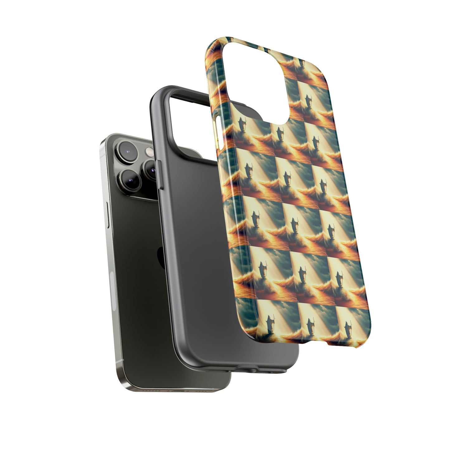AImagination Collection iPhone Tough Case - "Parting the Sea" - The God Ball Originals by Chris Rabalais (2024)