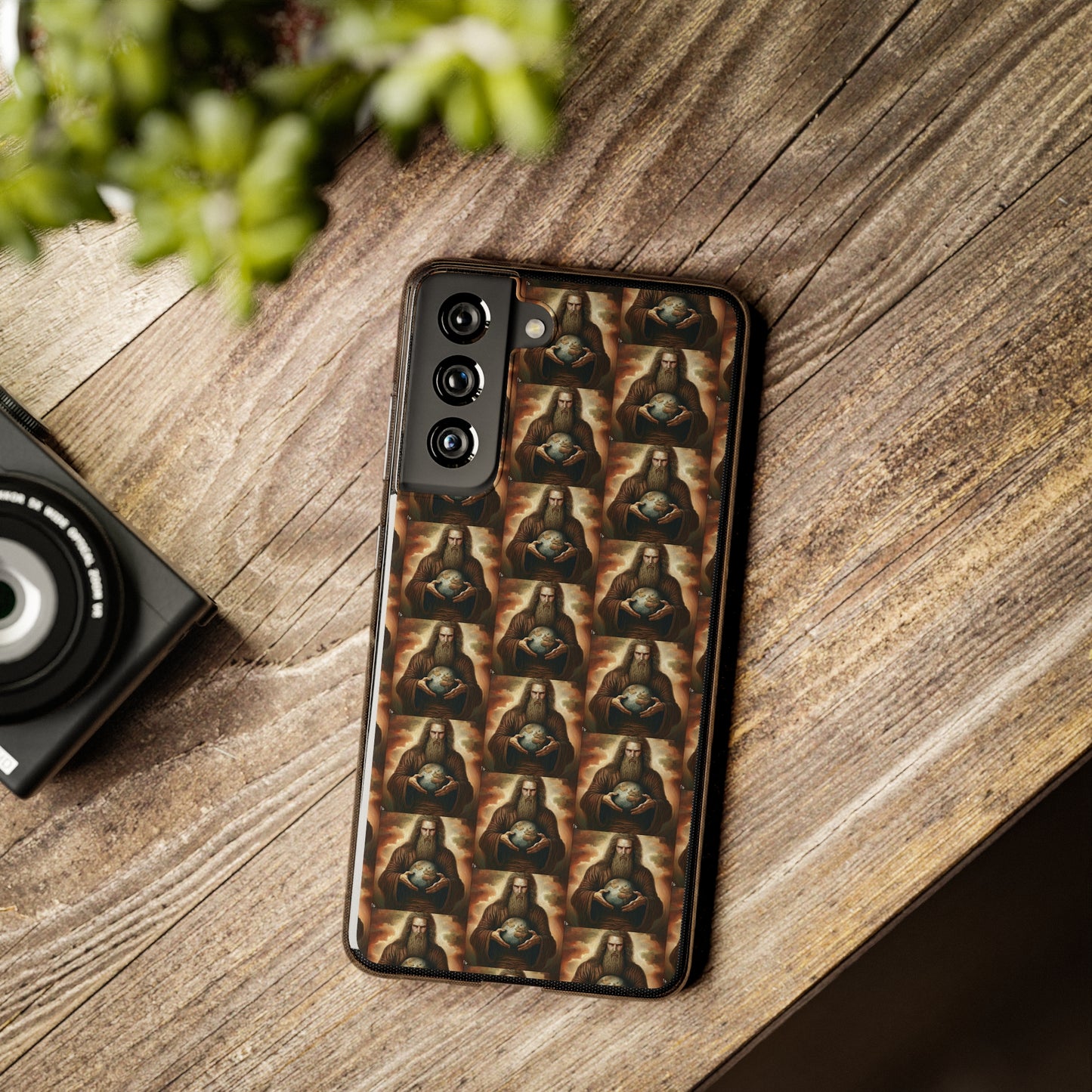 AImagination Collection Soft Phone Cases - "Yahweh's World" - The God Ball Originals by Chris Rabalais (2024)