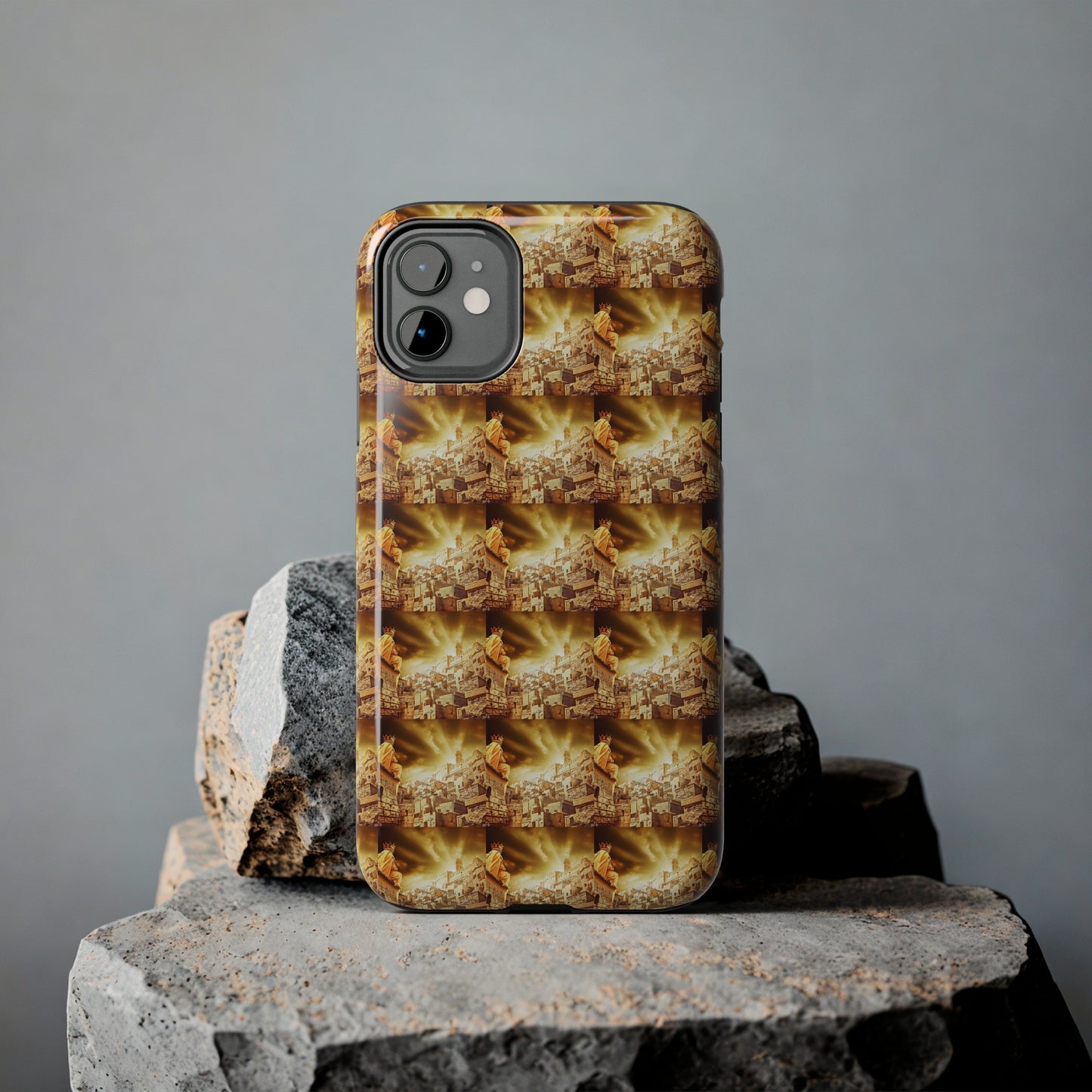 AImagination Collection Apple iPhone Tough Case - "The Golden Kingdom" - The God Ball Originals by Chris Rabalais