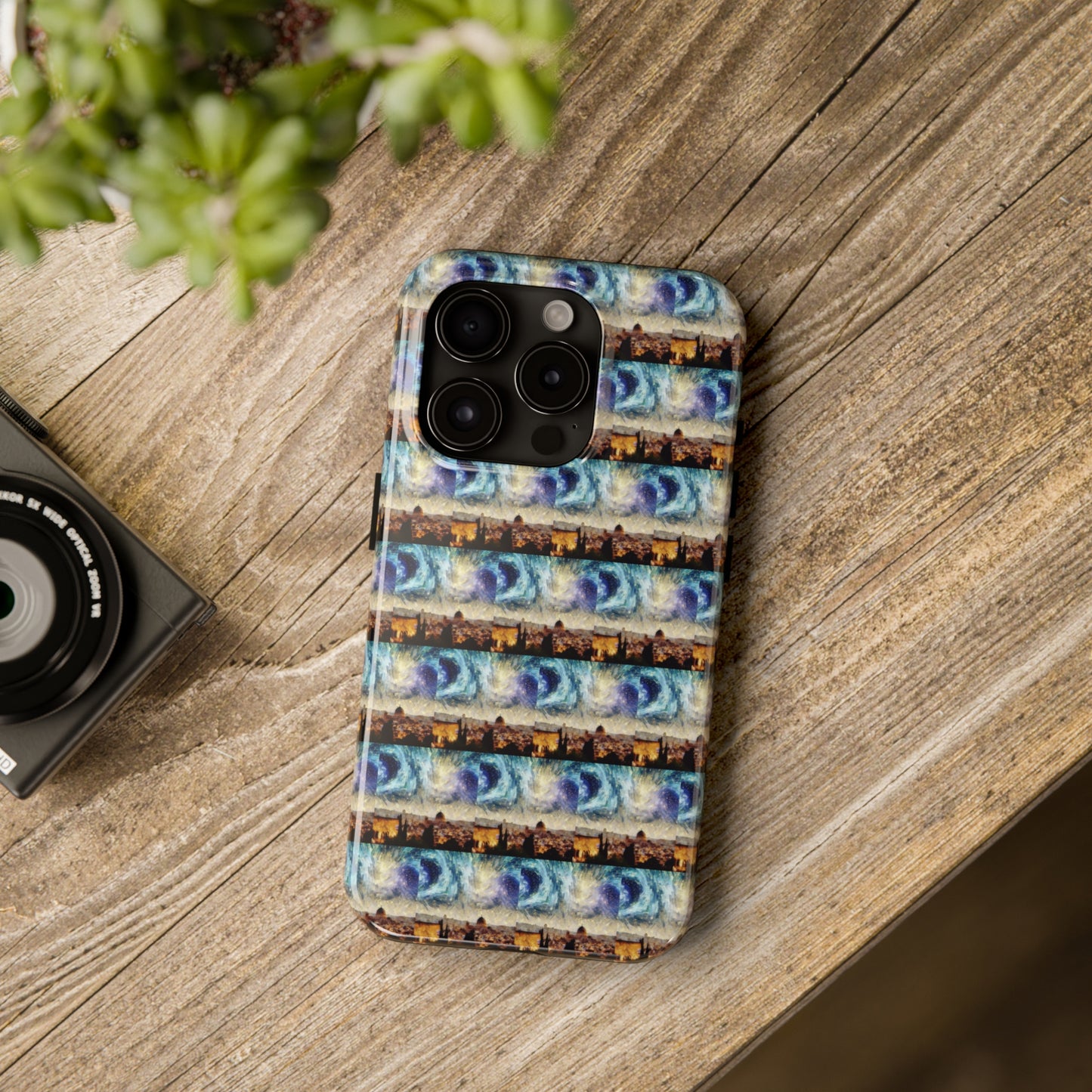 AImagination Collection iPhone Tough Case - "Starry Jerusalem" - The God Ball Originals by Chris Rabalais (2024)