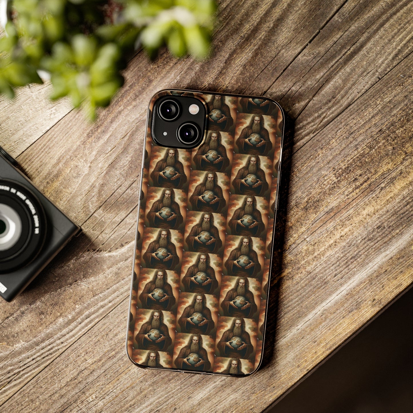 AImagination Collection Soft Phone Cases - "Yahweh's World" - The God Ball Originals by Chris Rabalais (2024)