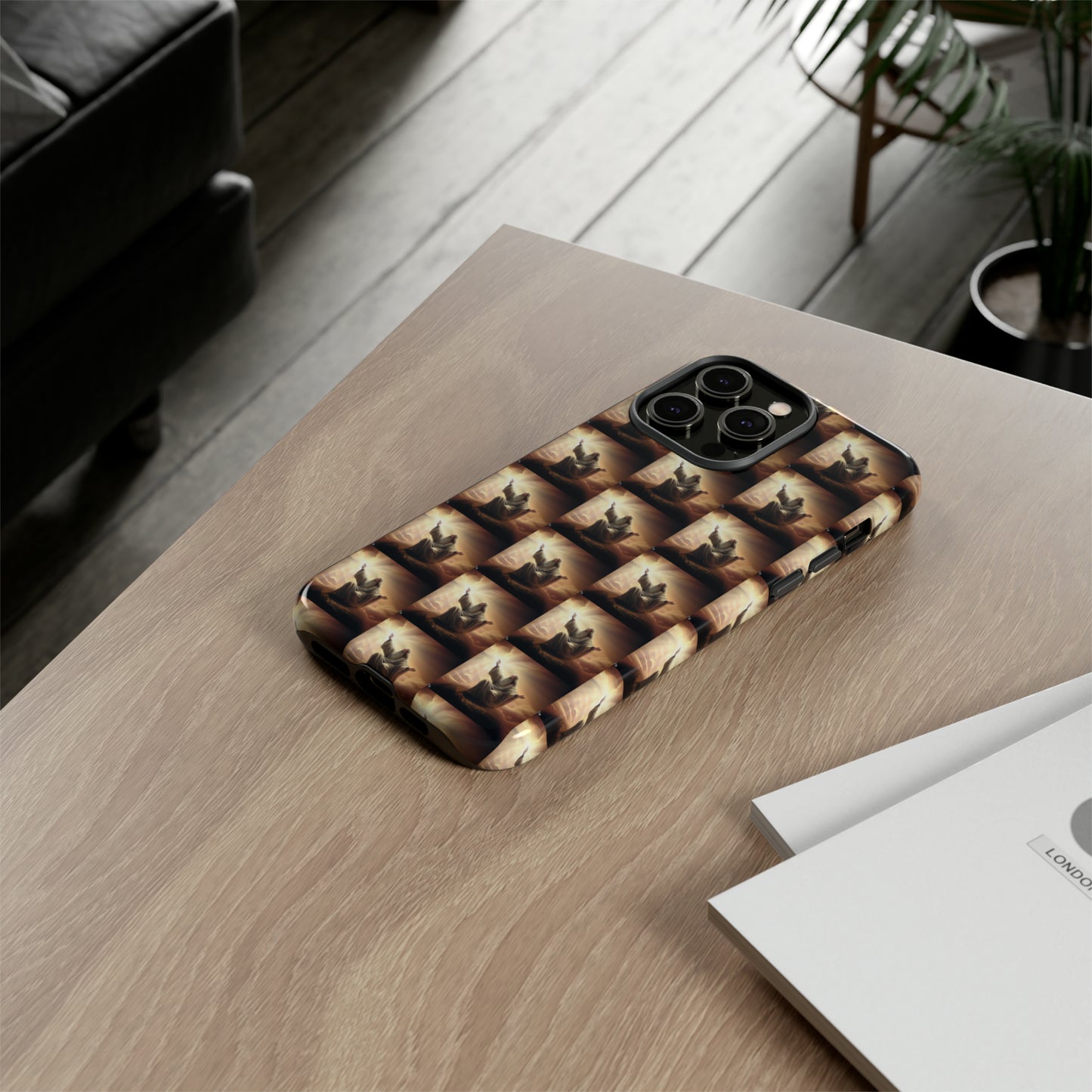 AImagination Collection iPhone Tough Case - "Let There Be Light" - The God Ball Originals by Chris Rabalais (2024)