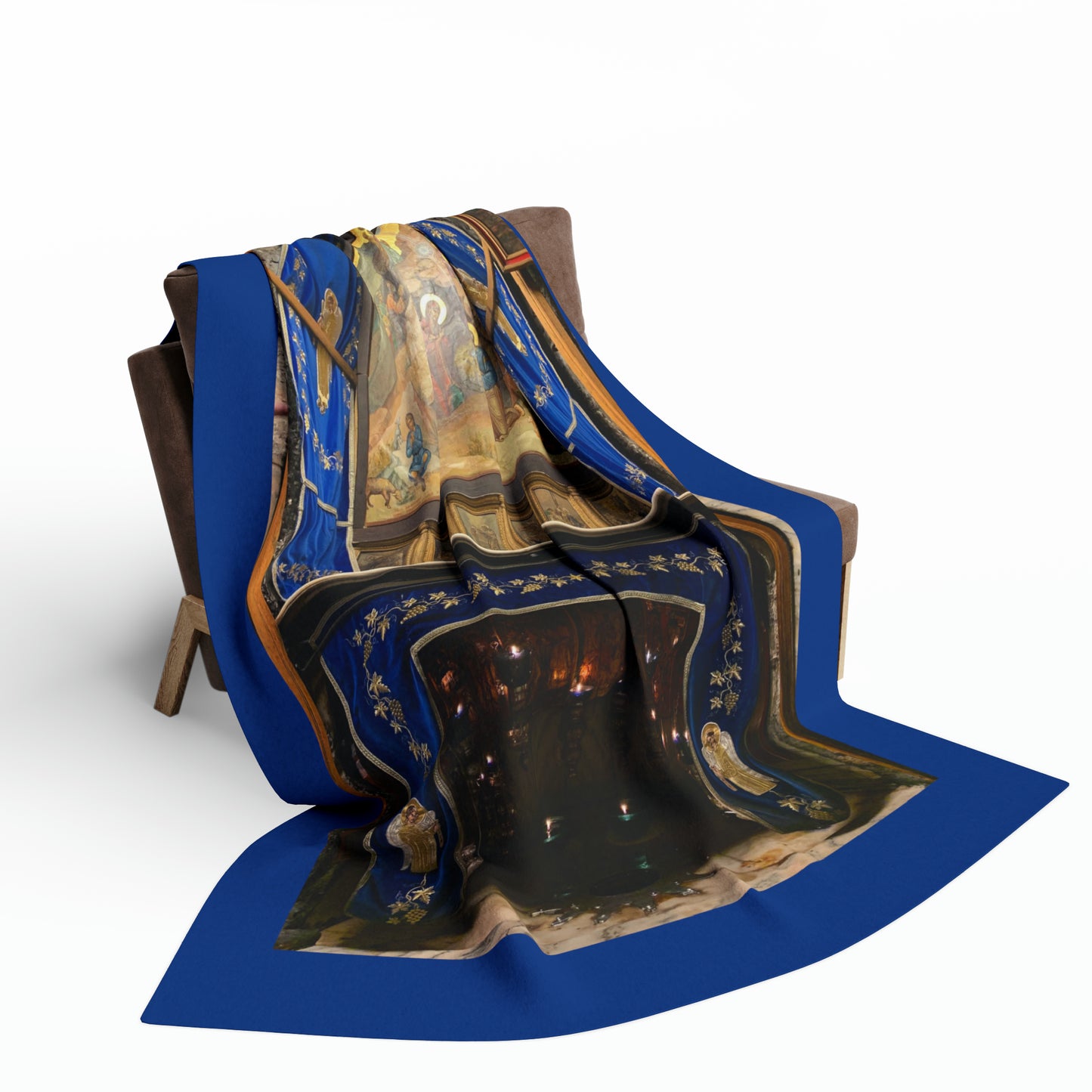 Holy Land Origins Arctic Fleece Blanket - Church of the Nativity at Bethlehem - The God Ball Originals by Chris Rabalais (2024)