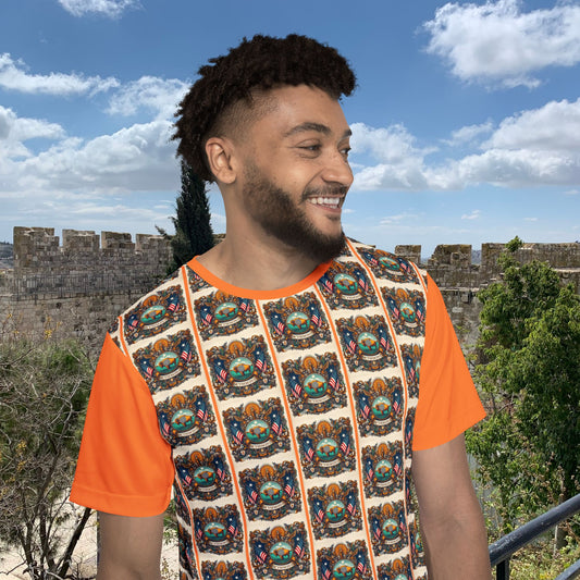 Wyoming Vintage Christian Crusader - Premium Sports Jersey - USA - 100% Charity Benefit - The God Vote Collection by Chris Rabalais