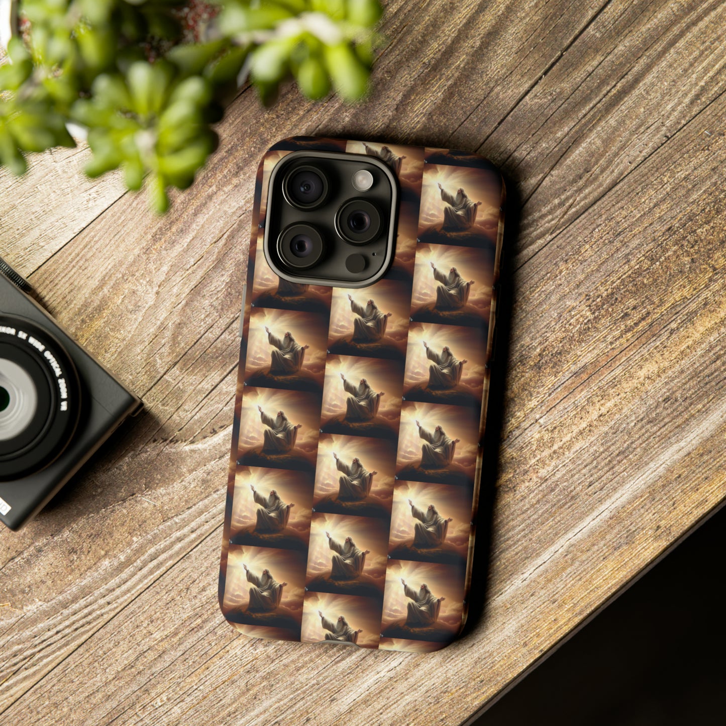 AImagination Collection iPhone Tough Case - "Let There Be Light" - The God Ball Originals by Chris Rabalais (2024)