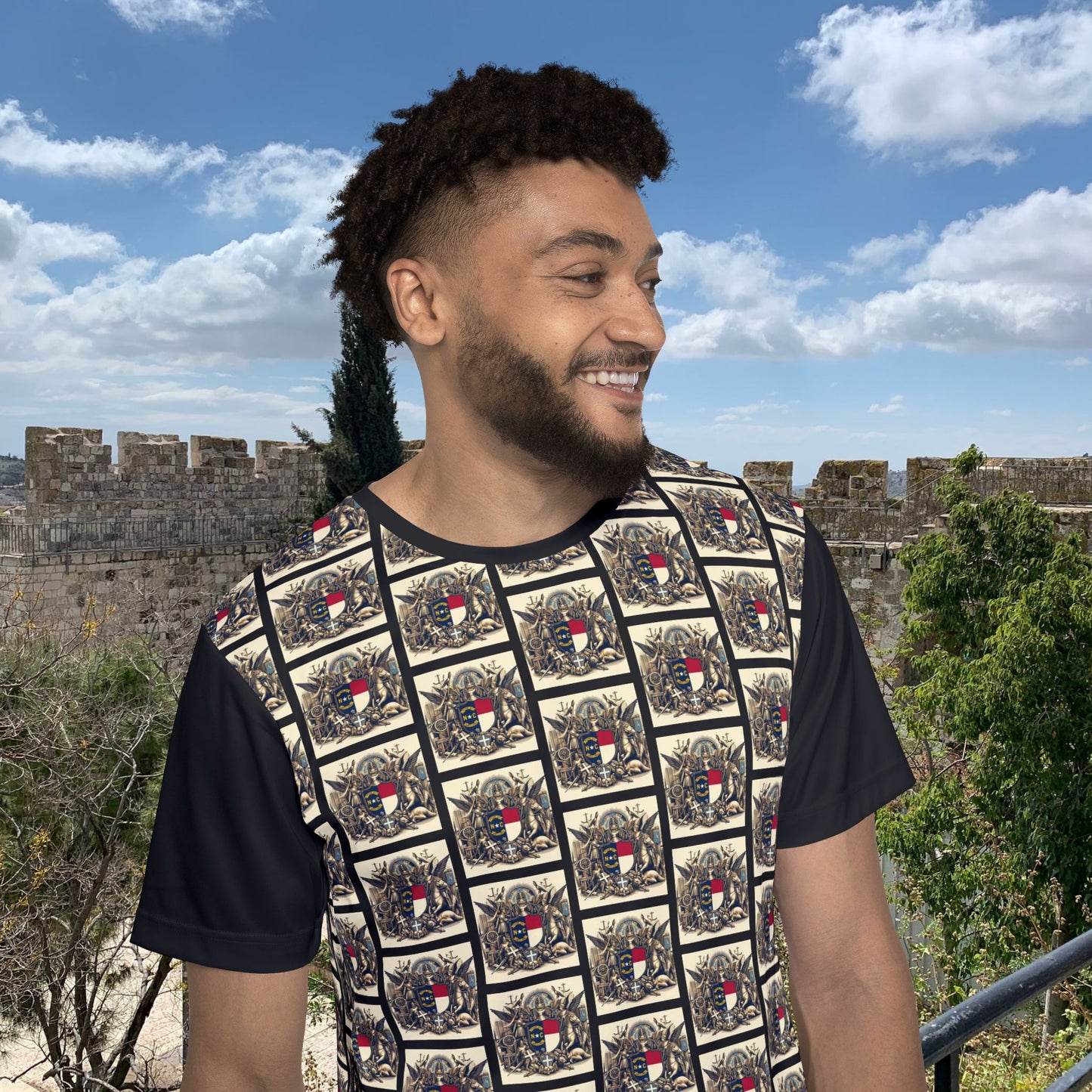 North Carolina Vintage Christian Crusader - Premium Sports Jersey - USA - 100% Charity Benefit - The God Vote Collection by Chris Rabalais