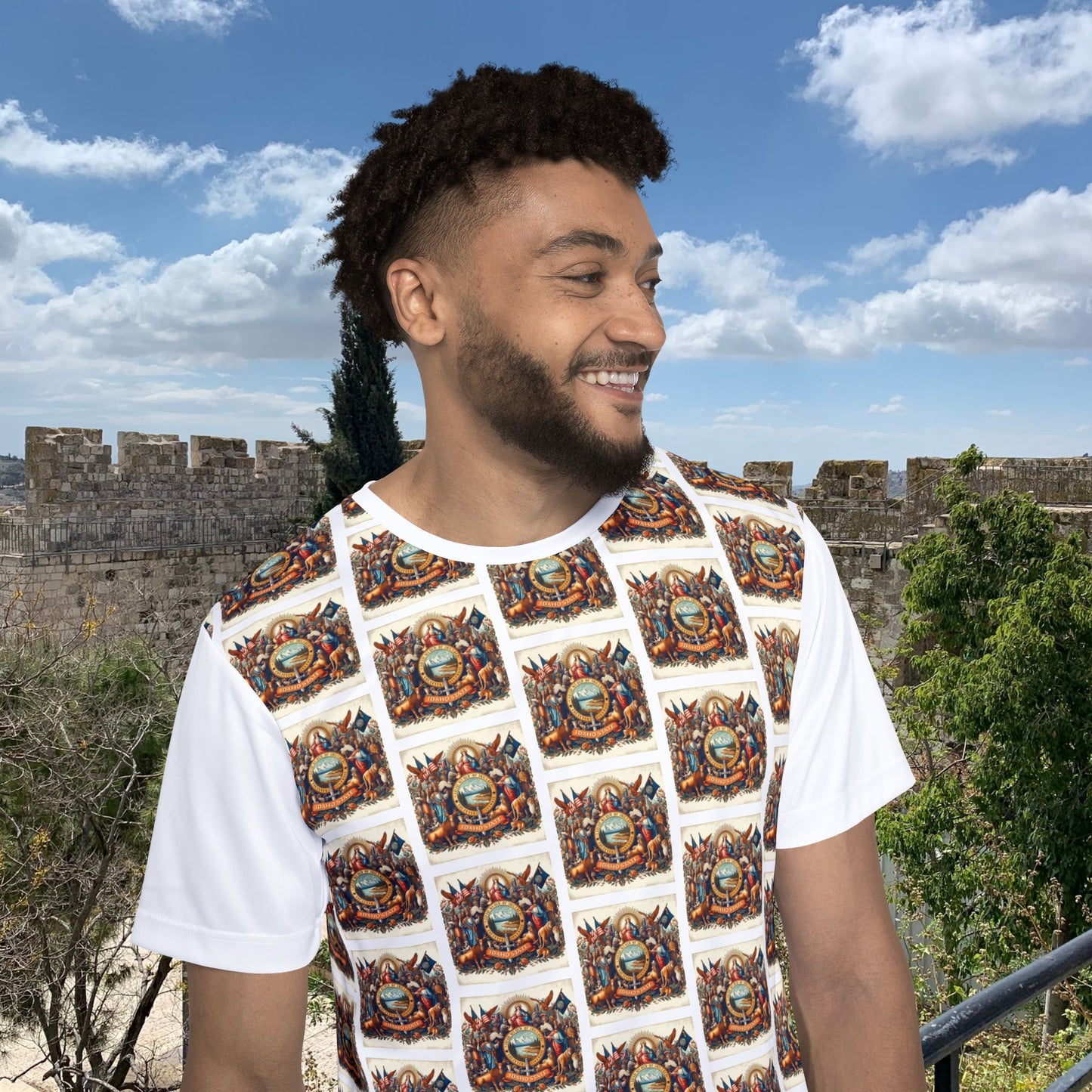 Idaho Vintage Christian Crusader - Premium Sports Jersey - USA - 100% Charity Benefit - The God Vote Collection by Chris Rabalais