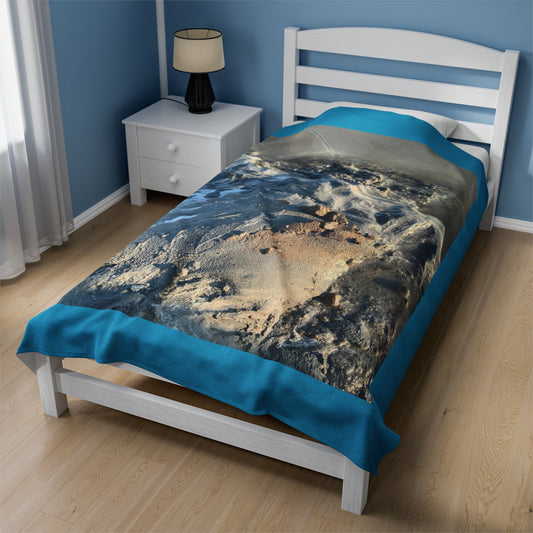 Holy Land Origins Velveteen Plush Blanket - The Dead Sea (Israel) - The God Ball Originals by Chris Rabalais (2024)