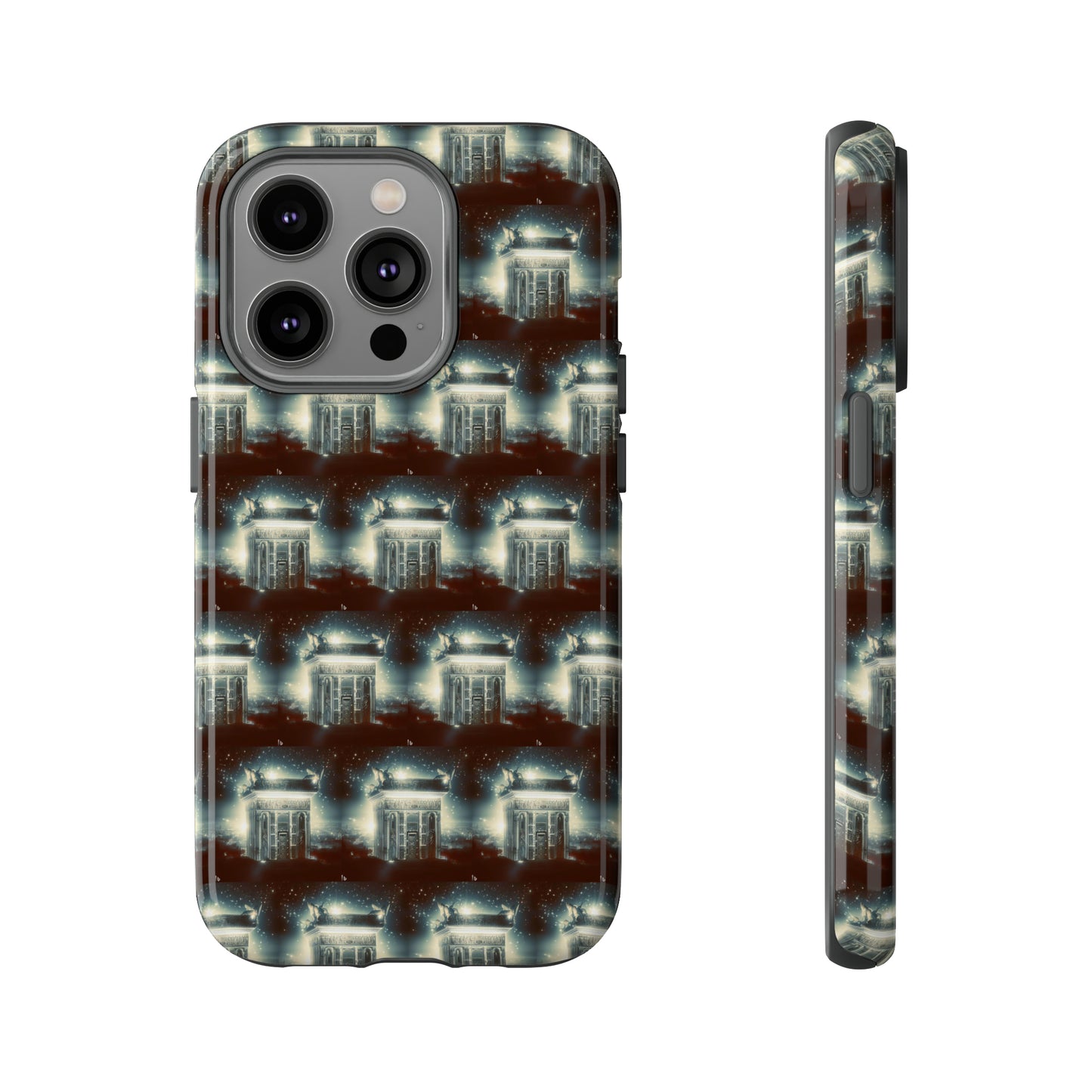 AImagination Collection iPhone Tough Cases - "The Temple" - The God Ball Originals by Chris Rabalais (2024)