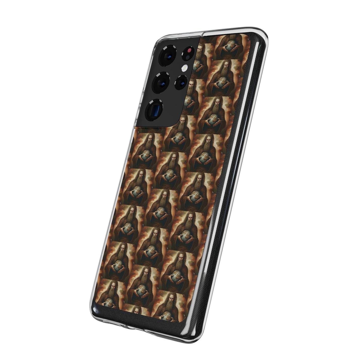 AImagination Collection Soft Phone Cases - "Yahweh's World" - The God Ball Originals by Chris Rabalais (2024)