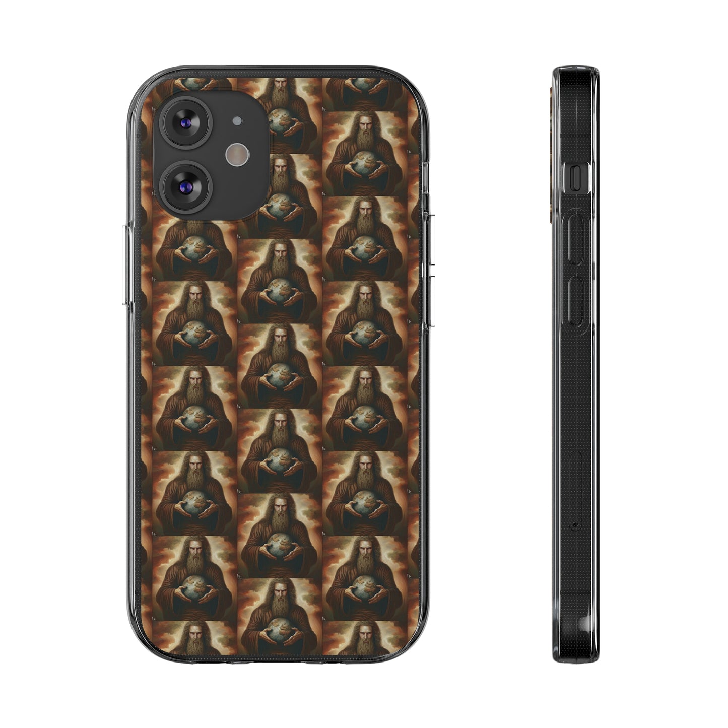 AImagination Collection Soft Phone Cases - "Yahweh's World" - The God Ball Originals by Chris Rabalais (2024)