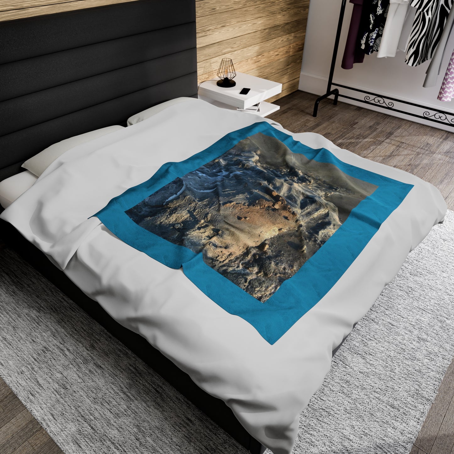 Holy Land Origins Velveteen Plush Blanket - The Dead Sea (Israel) - The God Ball Originals by Chris Rabalais (2024)