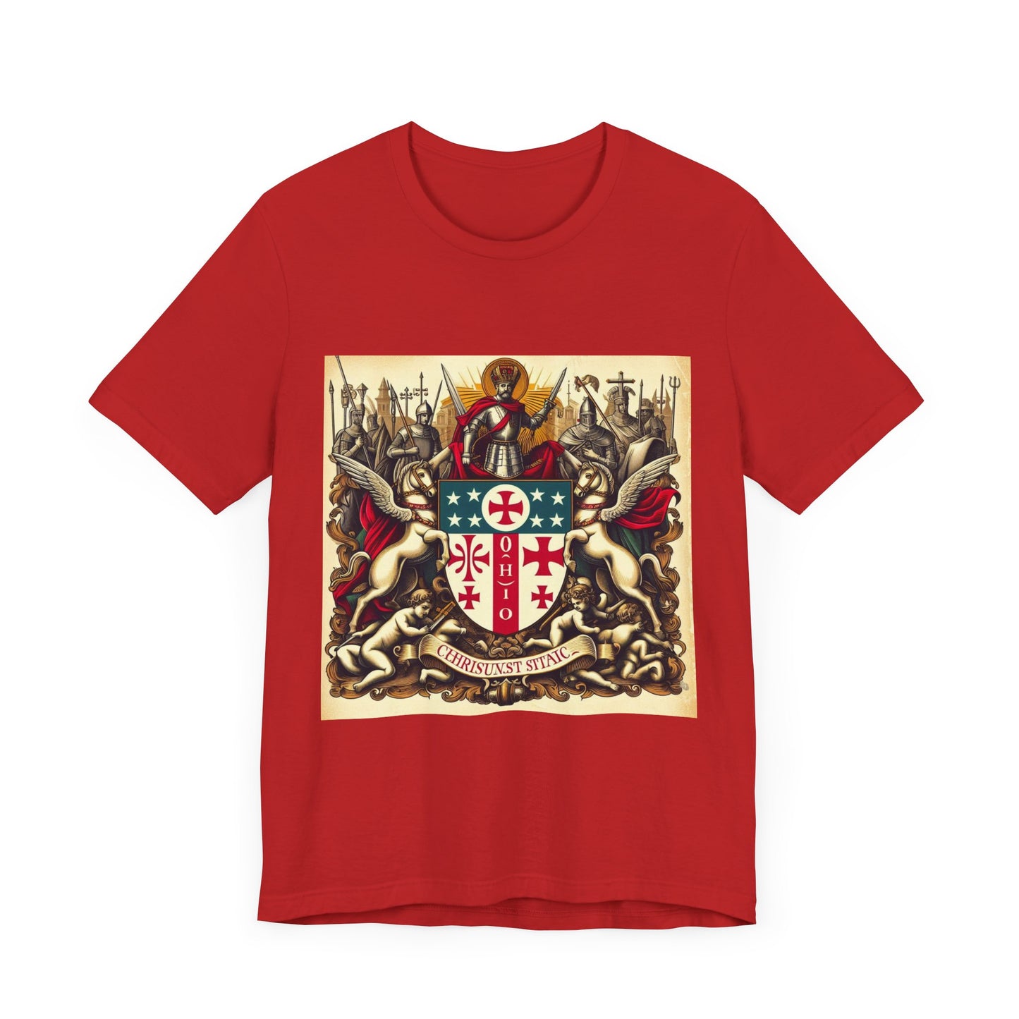 Ohio Vintage Christian Crusader - Unisex Jersey Tee - USA - 100% Charity Benefit - The God Vote Collection by Chris Rabalais