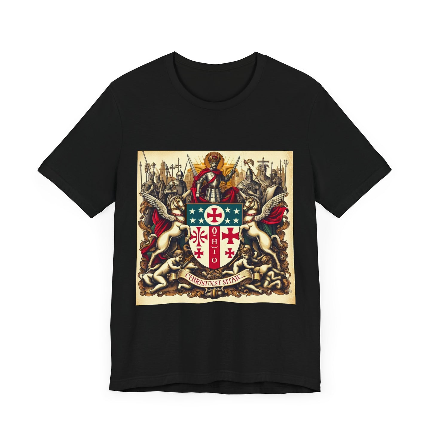 Ohio Vintage Christian Crusader - Unisex Jersey Tee - USA - 100% Charity Benefit - The God Vote Collection by Chris Rabalais