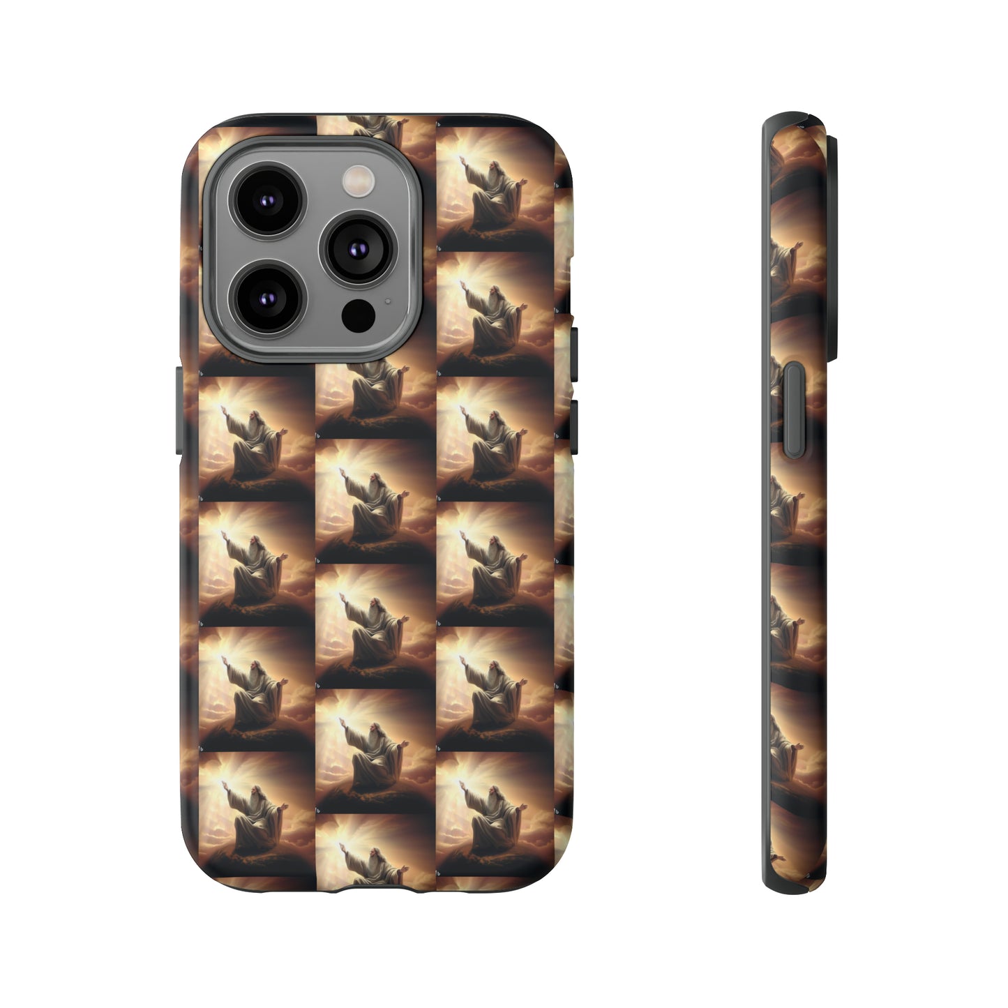 AImagination Collection iPhone Tough Case - "Let There Be Light" - The God Ball Originals by Chris Rabalais (2024)