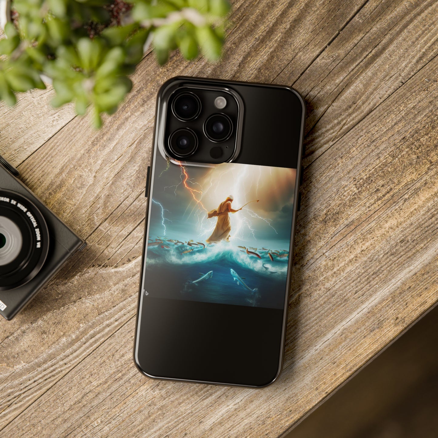 AImagination Collection iPhone Tough Case - "Fishing" - The God Ball Originals by Chris Rabalais (2024)