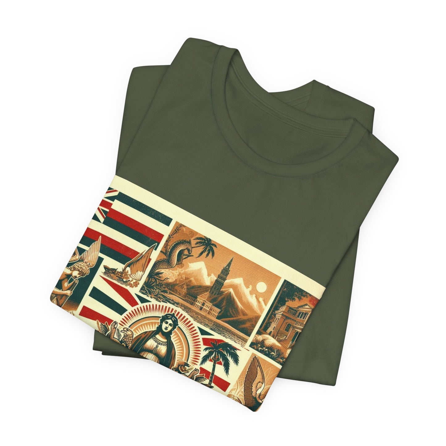 Hawaii Vintage Christian Crusader - Unisex Jersey Tee - USA - 100% Charity Benefit - The God Vote Collection by Chris Rabalais