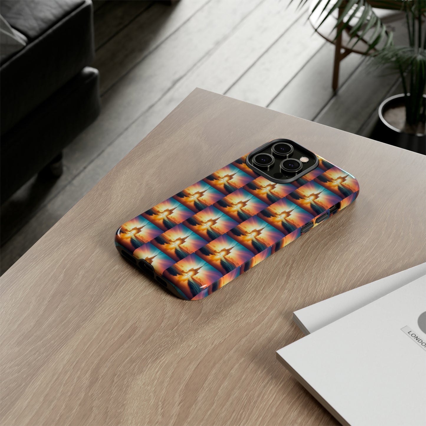 AImagination Collection iPhone Tough Case - "Come to the Light" - The God Ball Originals by Chris Rabalais (2024)