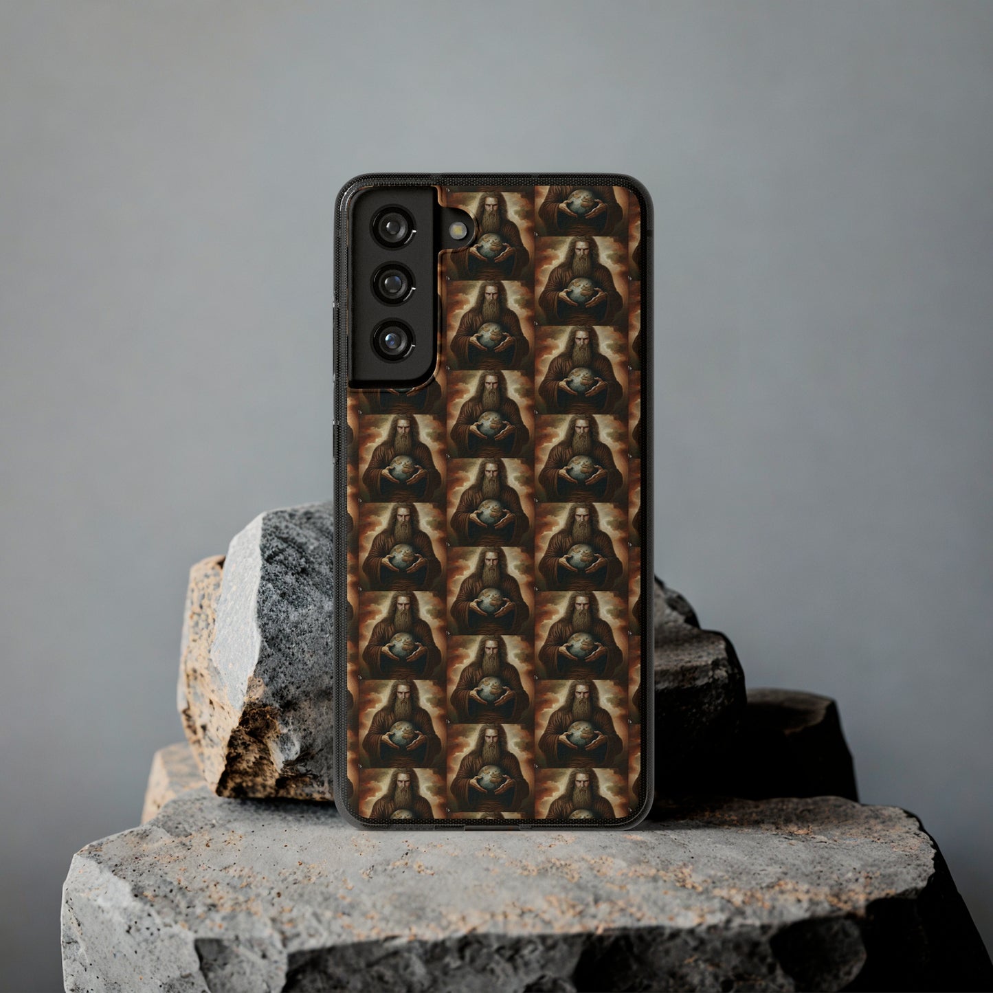 AImagination Collection Soft Phone Cases - "Yahweh's World" - The God Ball Originals by Chris Rabalais (2024)