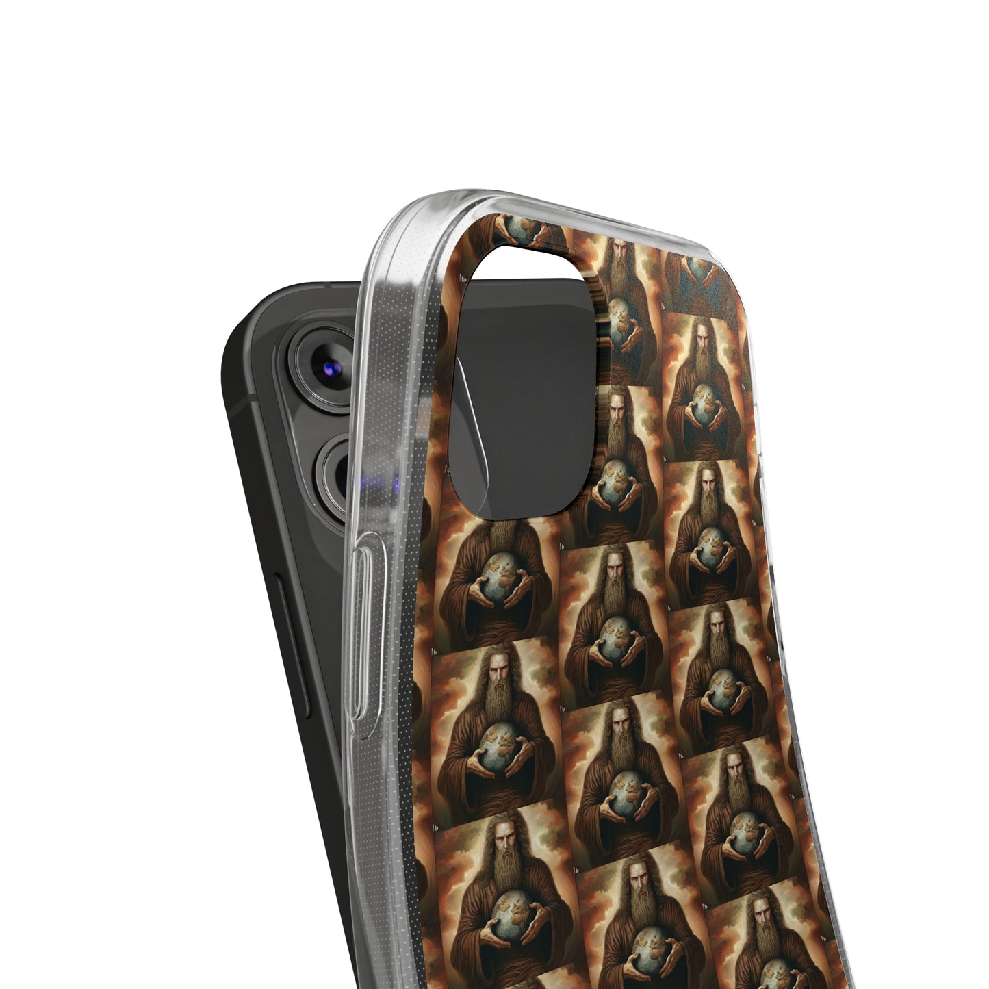 AImagination Collection Soft Phone Cases - "Yahweh's World" - The God Ball Originals by Chris Rabalais (2024)