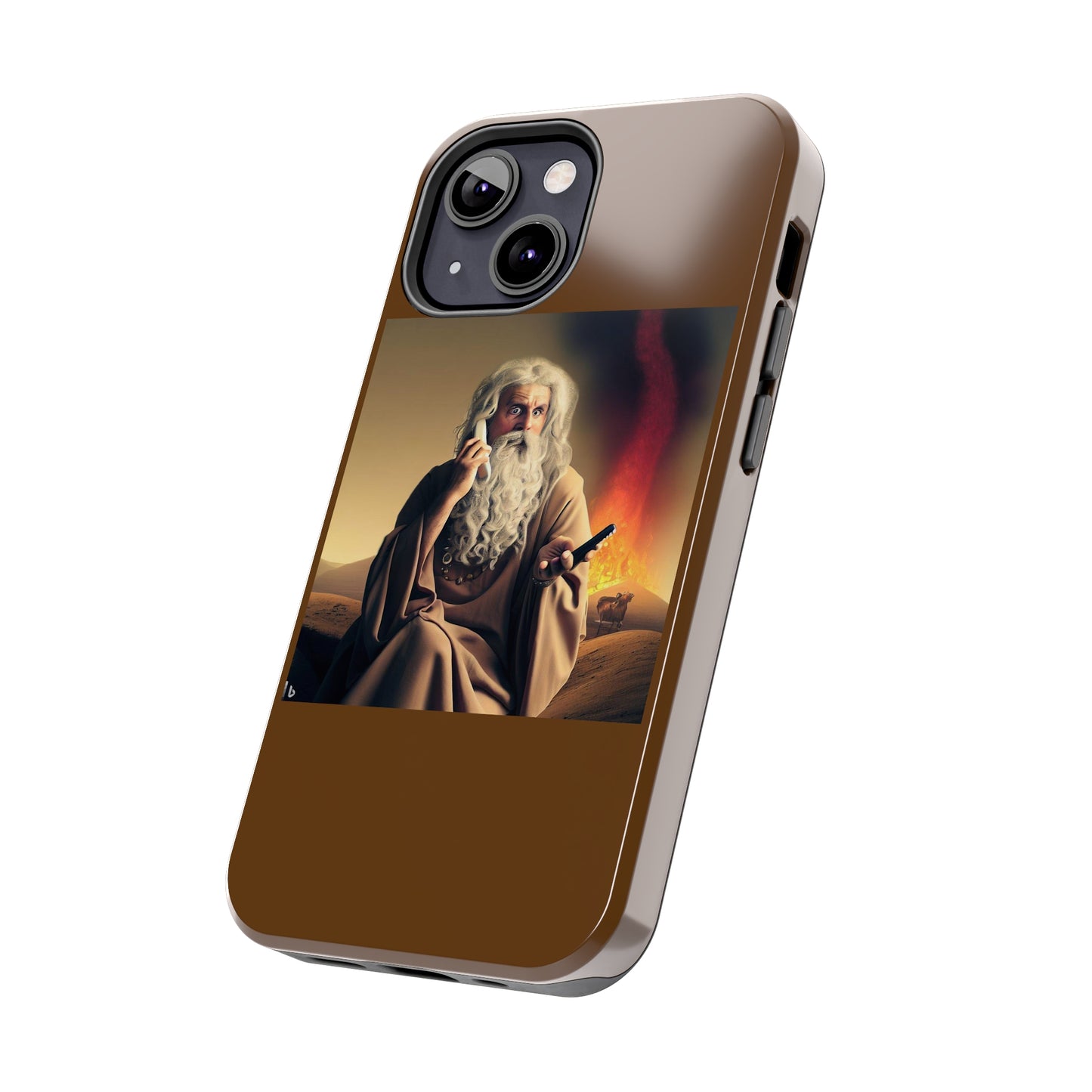 AImagination Collection iPhone Tough Case - "Warning Ignored" - The God Ball Originals by Chris Rabalais (2024)