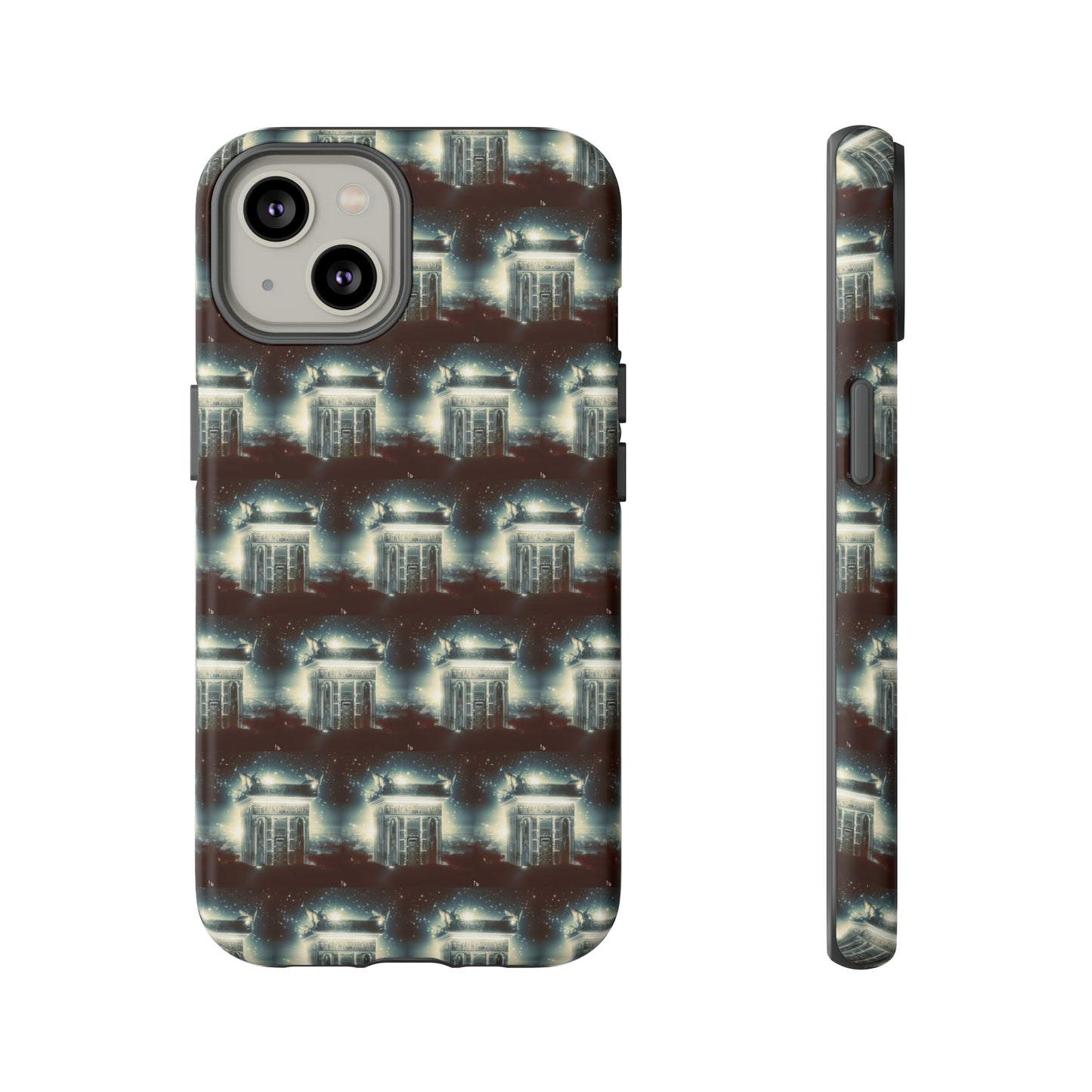 AImagination Collection iPhone Tough Cases - "The Temple" - The God Ball Originals by Chris Rabalais (2024)