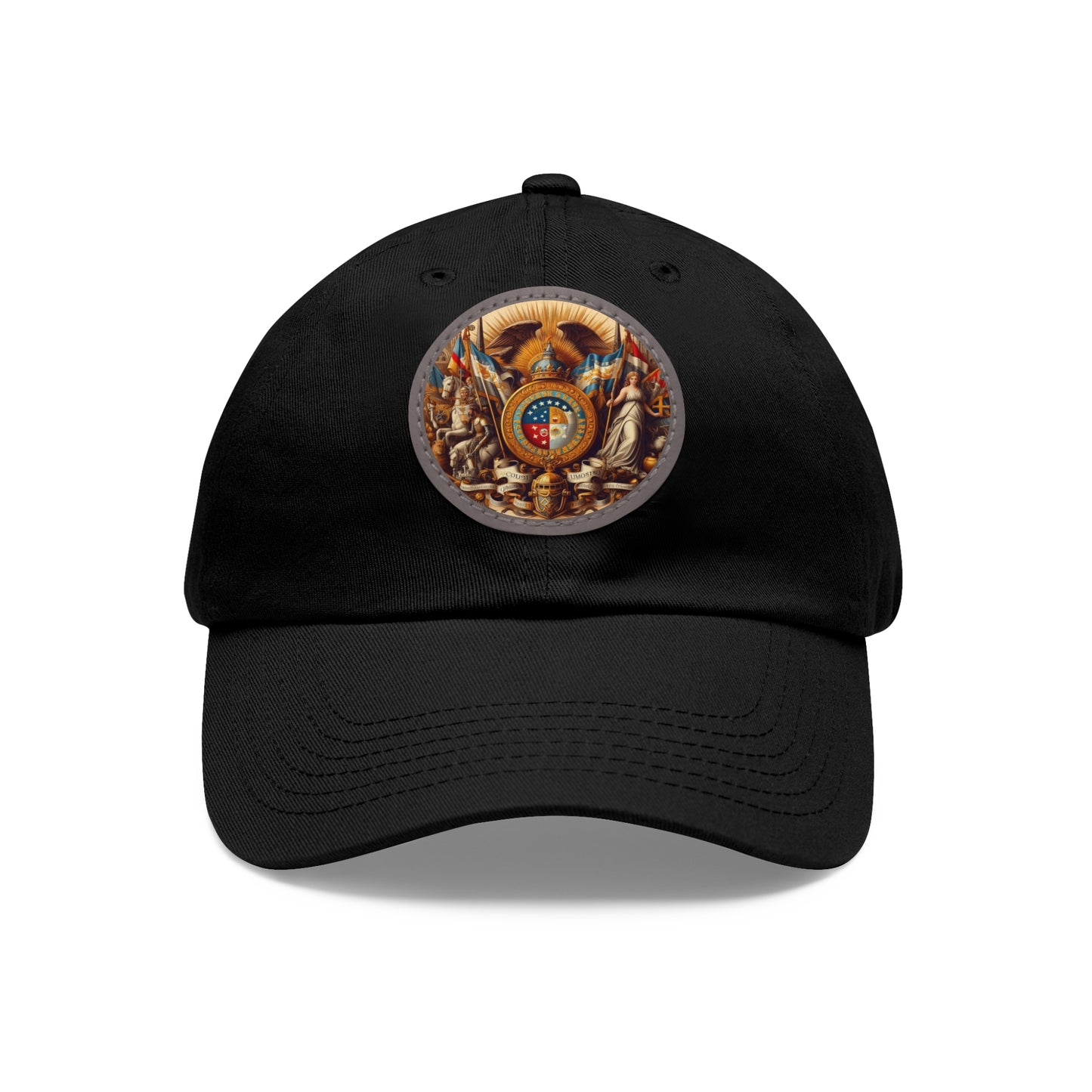 Missouri Vintage Christian Crusader Campaign Hat - Chino Twill Leather Logo - 100% Charity - The God Vote Collection by Chris Rabalais