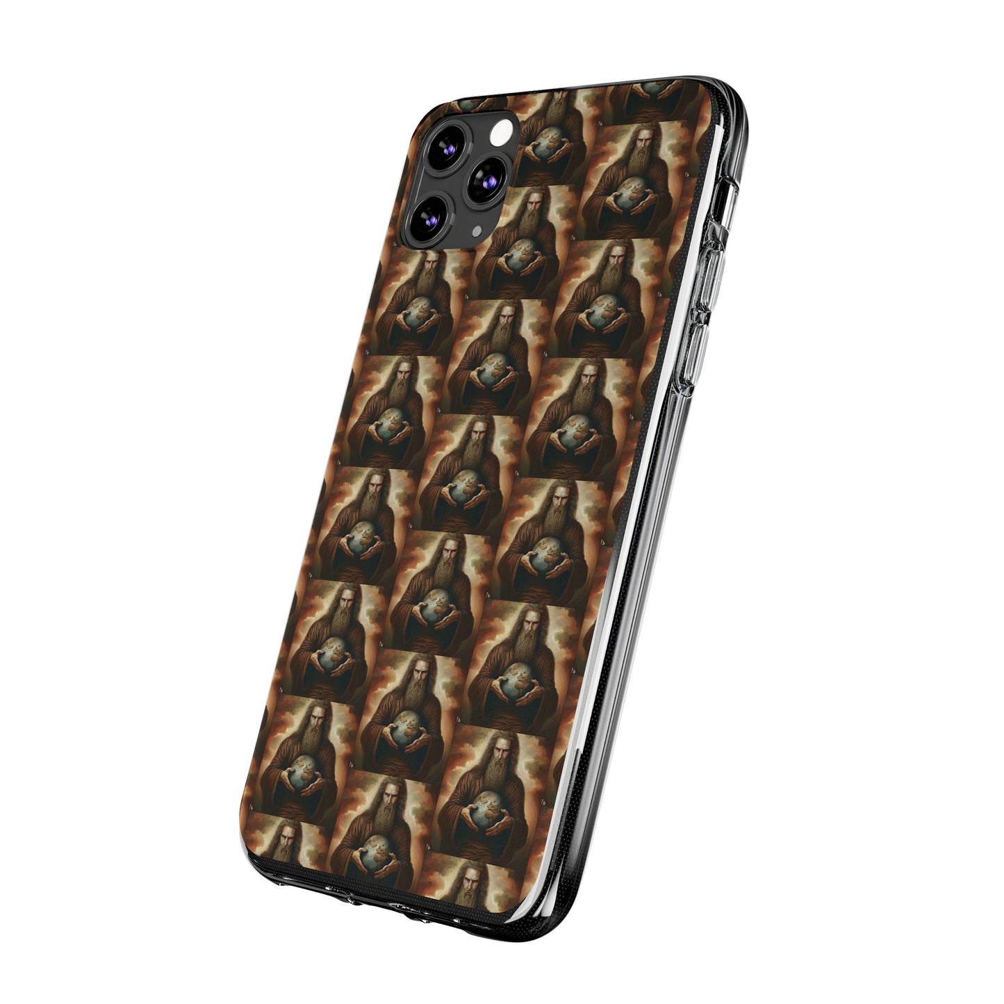 AImagination Collection Soft Phone Cases - "Yahweh's World" - The God Ball Originals by Chris Rabalais (2024)