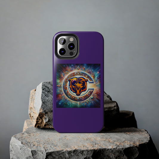 AImagination Athletics Collection - Tough iPhone Case (B) - "Chicago Bears Forever" - The God Ball Originals by Chris Rabalais (2024)