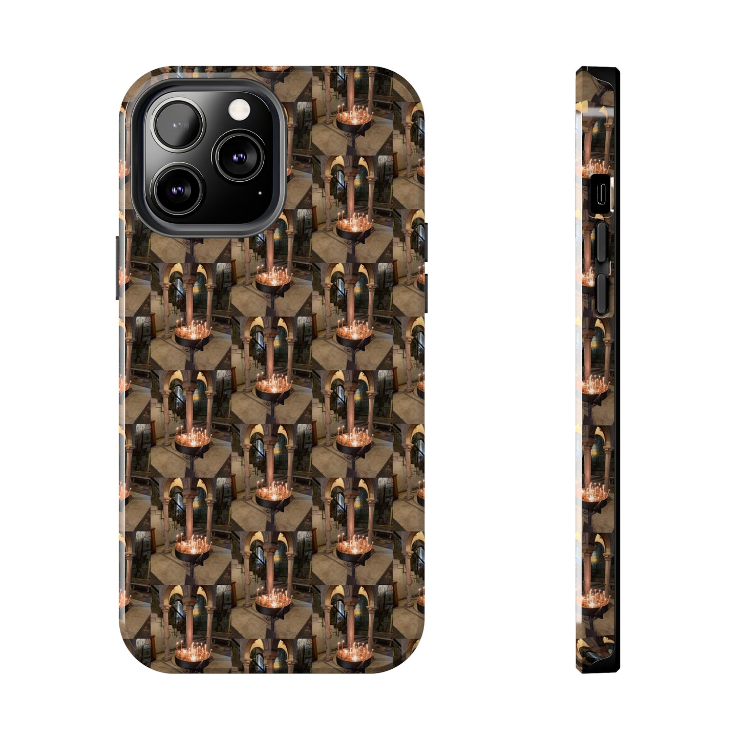 Holy Land Origins Apple iPhone Tough Case - Church of the Holy Sepulchre at Jerusalem - The God Ball Originals by Chris Rabalais (2024)