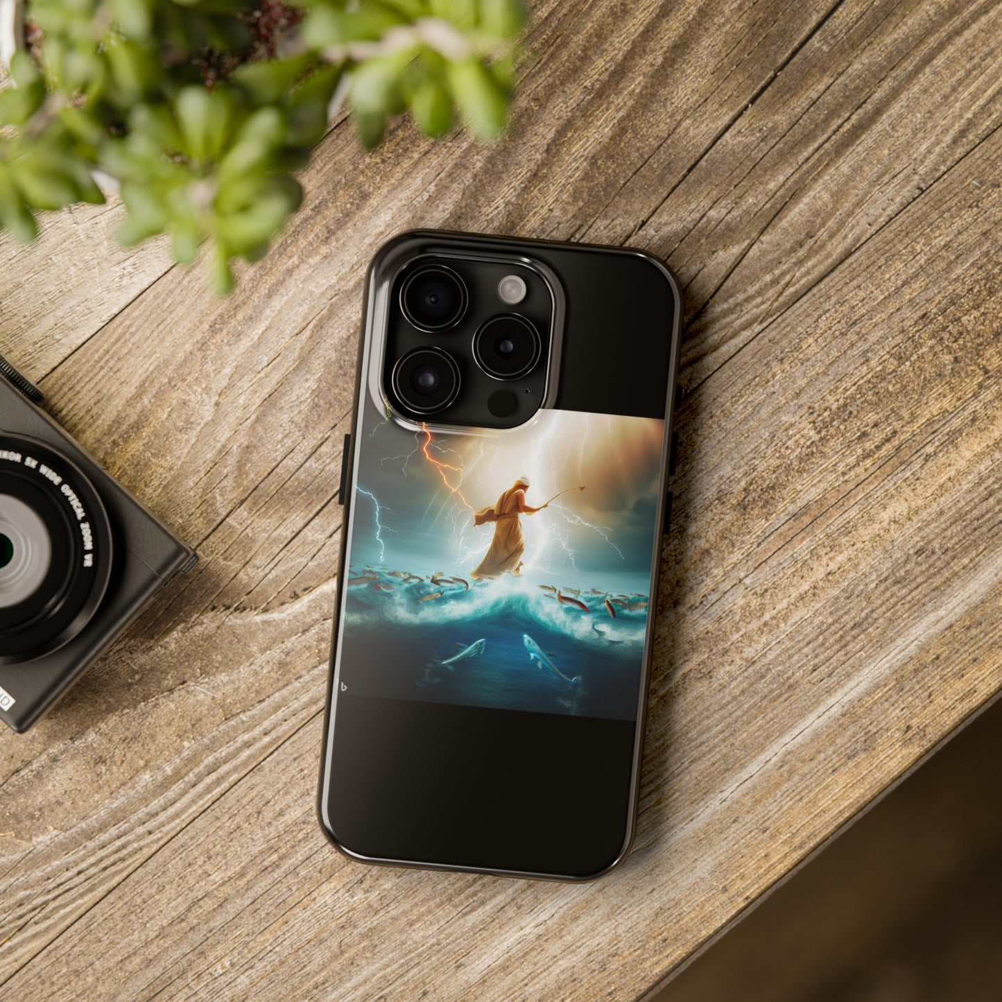 AImagination Collection iPhone Tough Case - "Fishing" - The God Ball Originals by Chris Rabalais (2024)