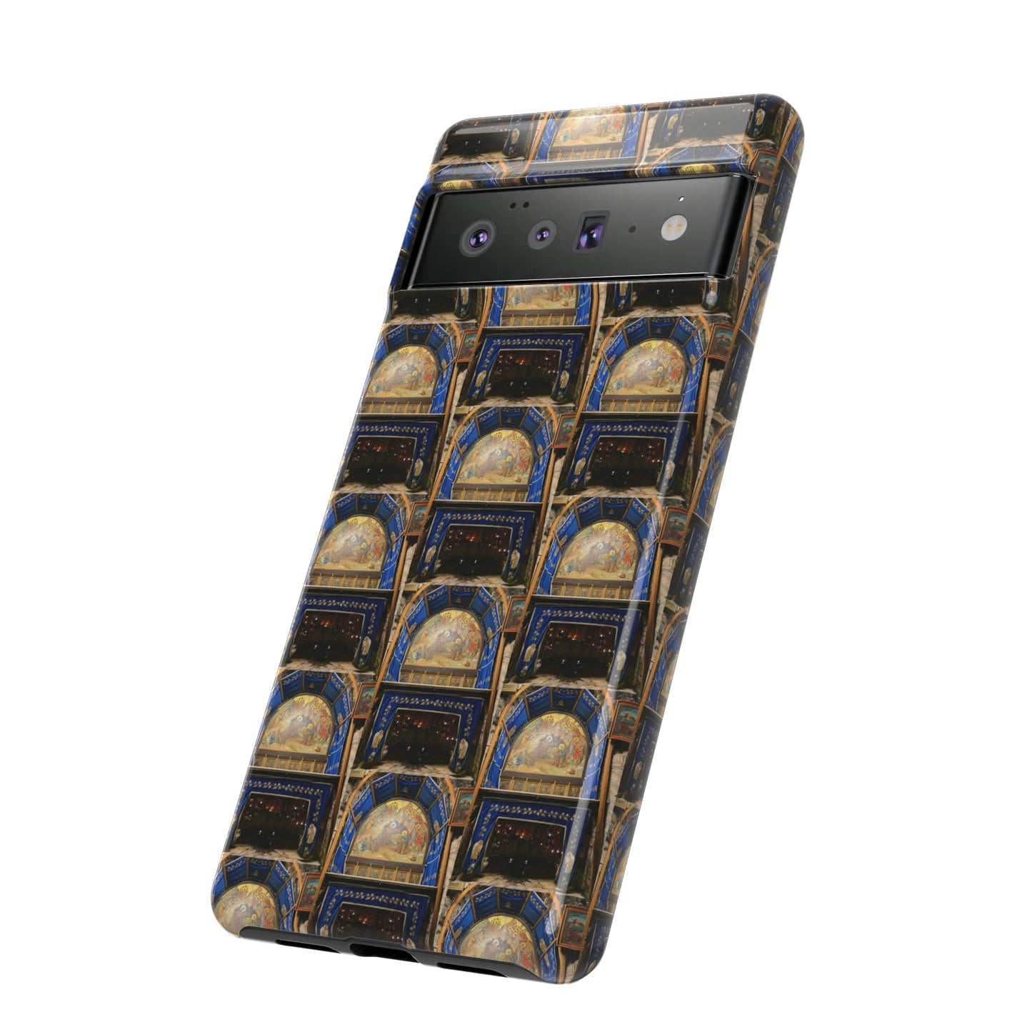 Holy Land Origins Tough Apple and Samsung Cases - Church Of The Nativity at Bethlehem - The God Ball Originals by Chris Rabalais (2024)