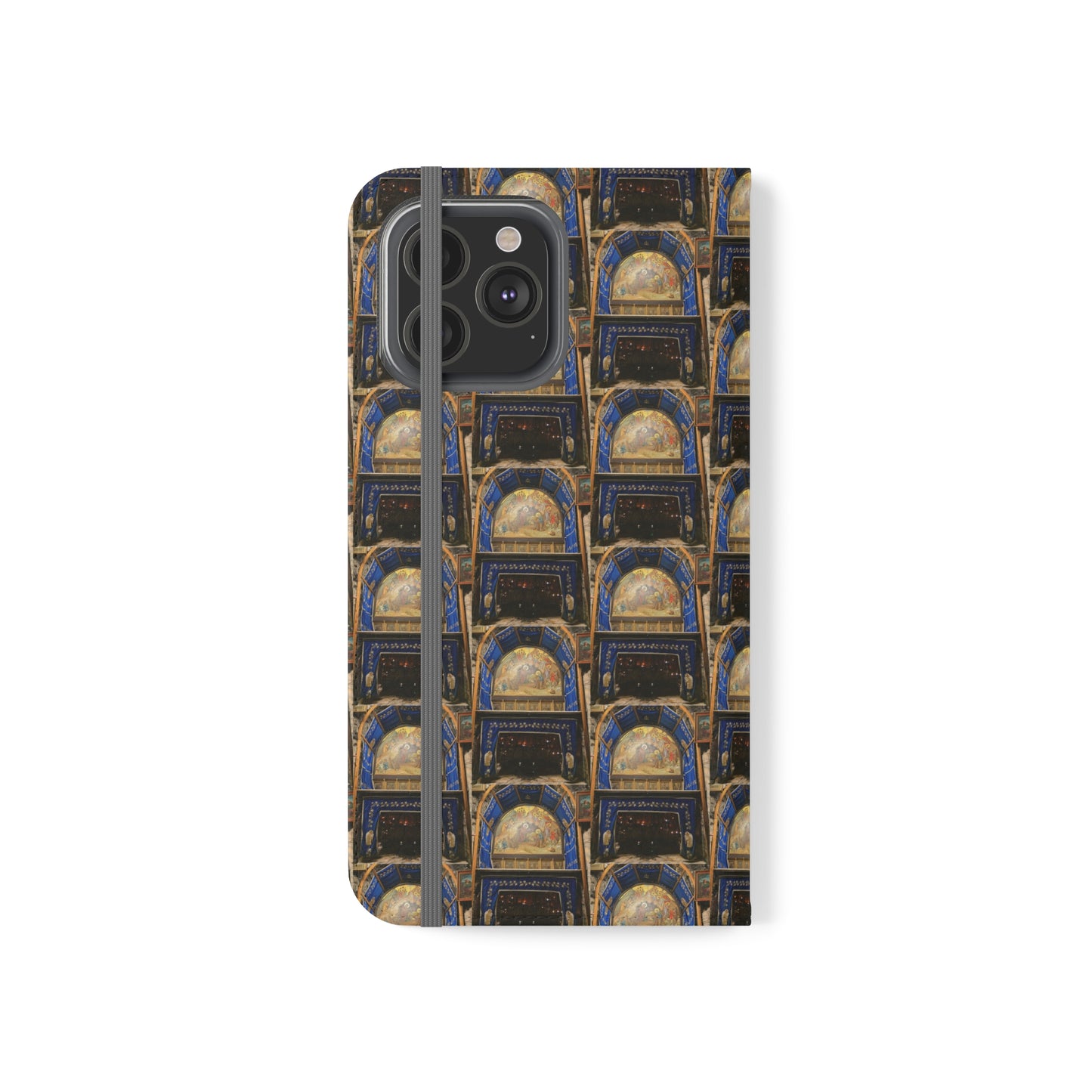 Holy Land Origins Apple iPhone Flip Cases - Church of the Nativity at Bethlehem - The God Ball Originals by Chris Rabalais (2024)