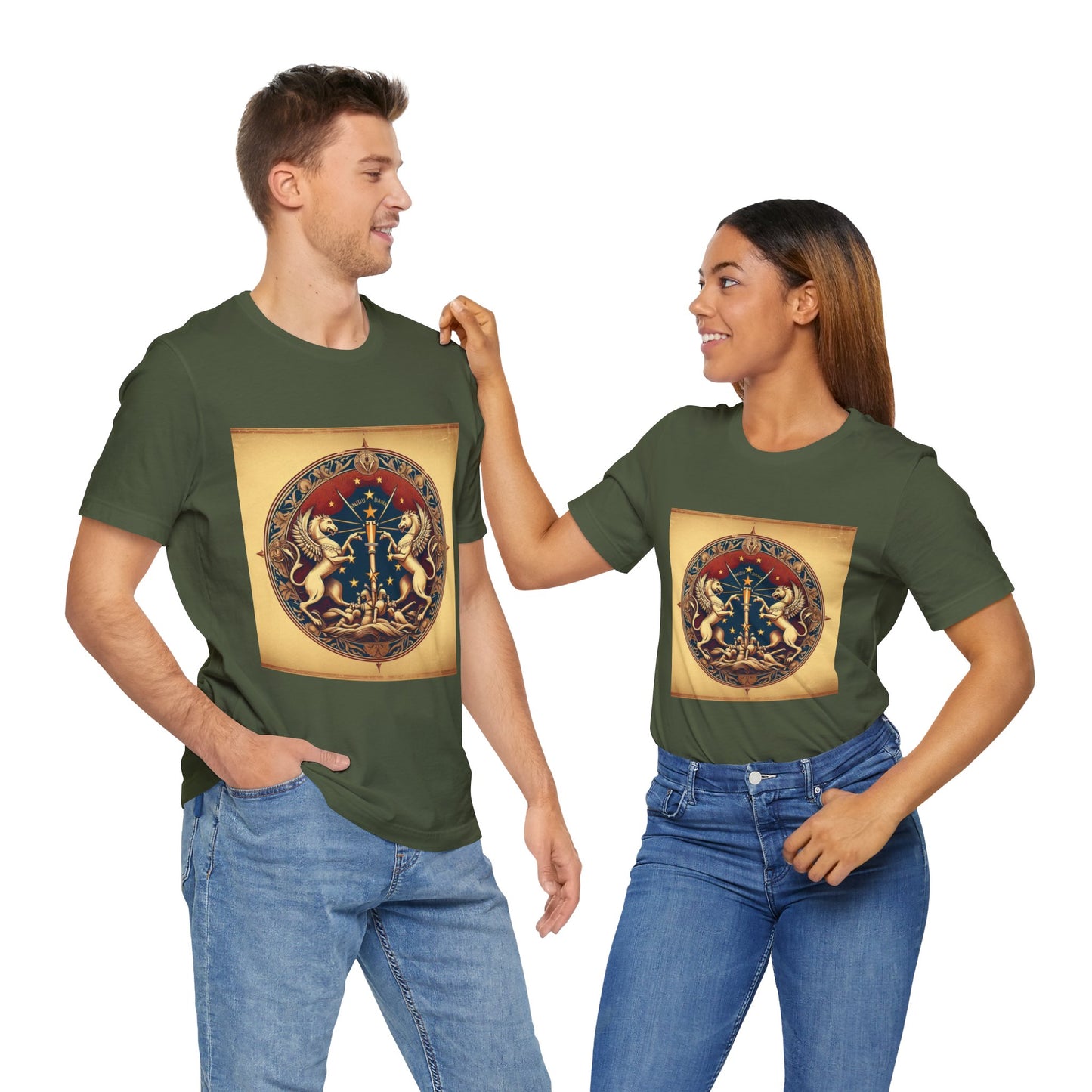 Indiana Vintage Christian Crusader - Unisex Jersey Tee - USA - 100% Charity Benefit - The God Vote Collection by Chris Rabalais