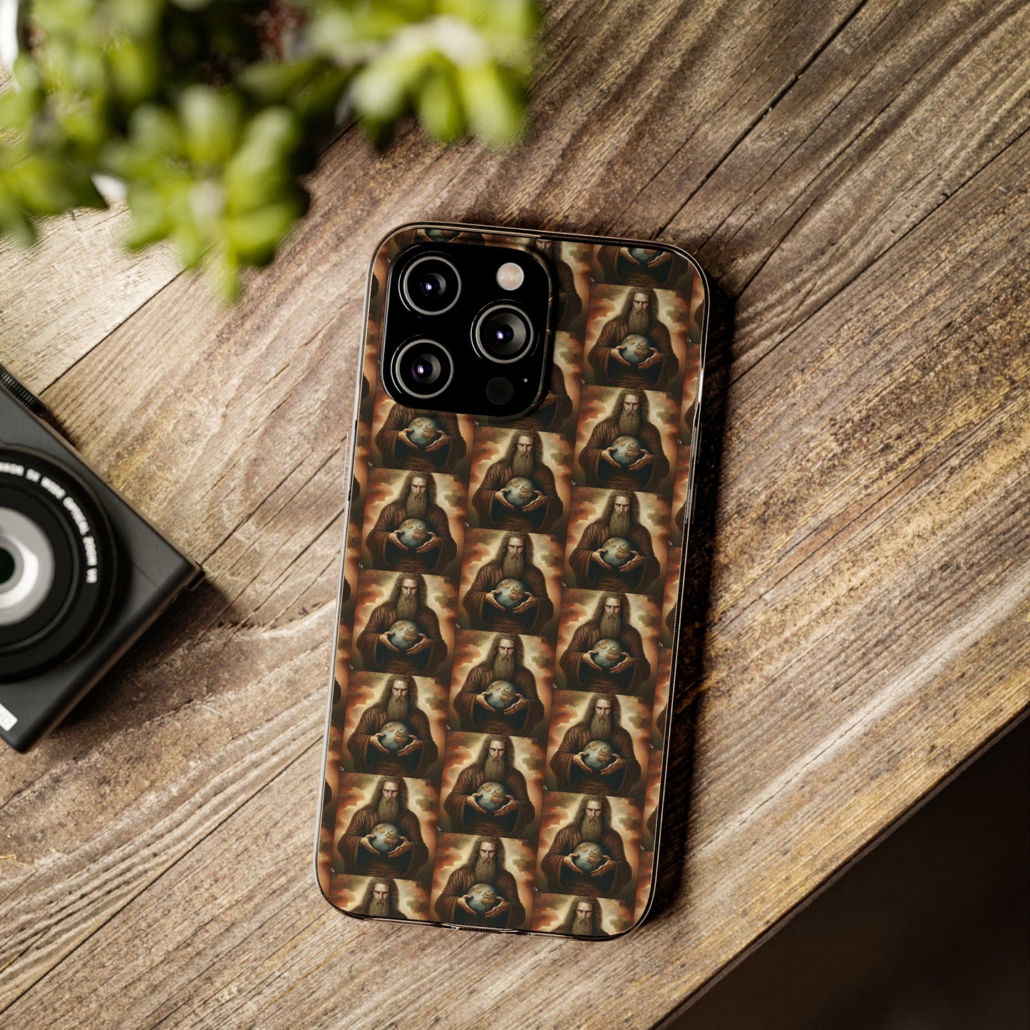 AImagination Collection Soft Phone Cases - "Yahweh's World" - The God Ball Originals by Chris Rabalais (2024)