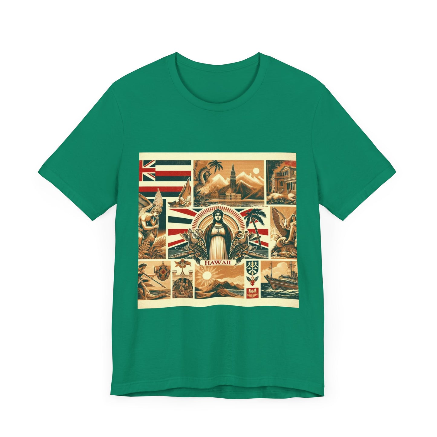 Hawaii Vintage Christian Crusader - Unisex Jersey Tee - USA - 100% Charity Benefit - The God Vote Collection by Chris Rabalais