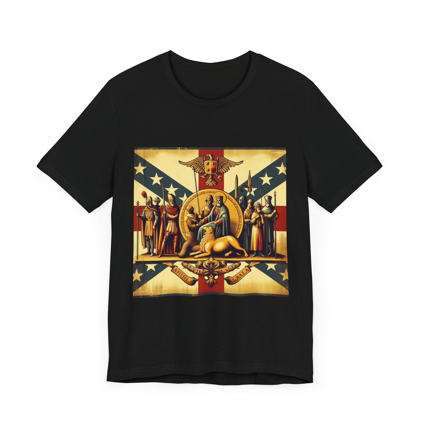 Alabama Vintage Christian Crusader - Unisex Jersey Tee - USA - 100% Charity Benefit - The God Vote Collection by Chris Rabalais