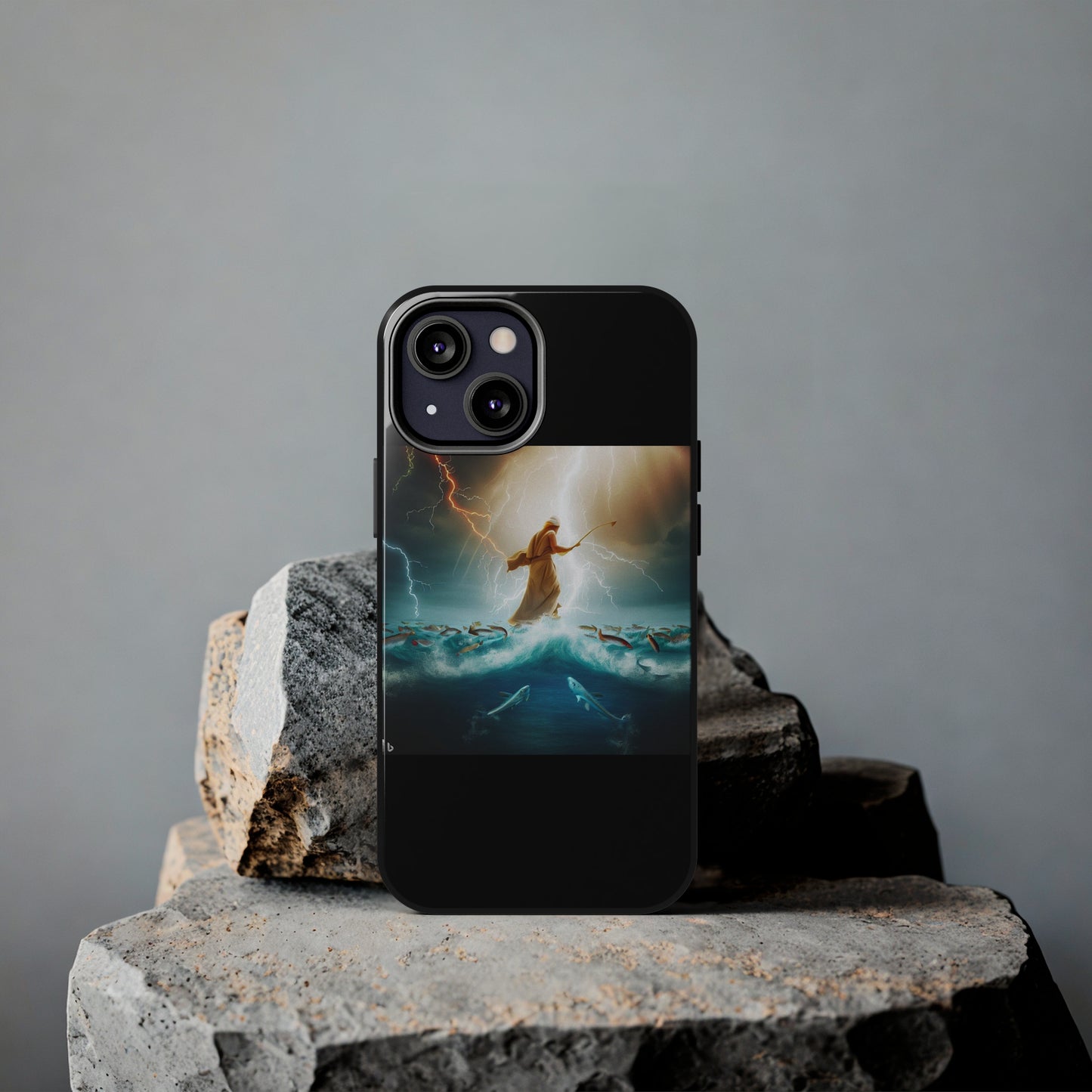 AImagination Collection iPhone Tough Case - "Fishing" - The God Ball Originals by Chris Rabalais (2024)